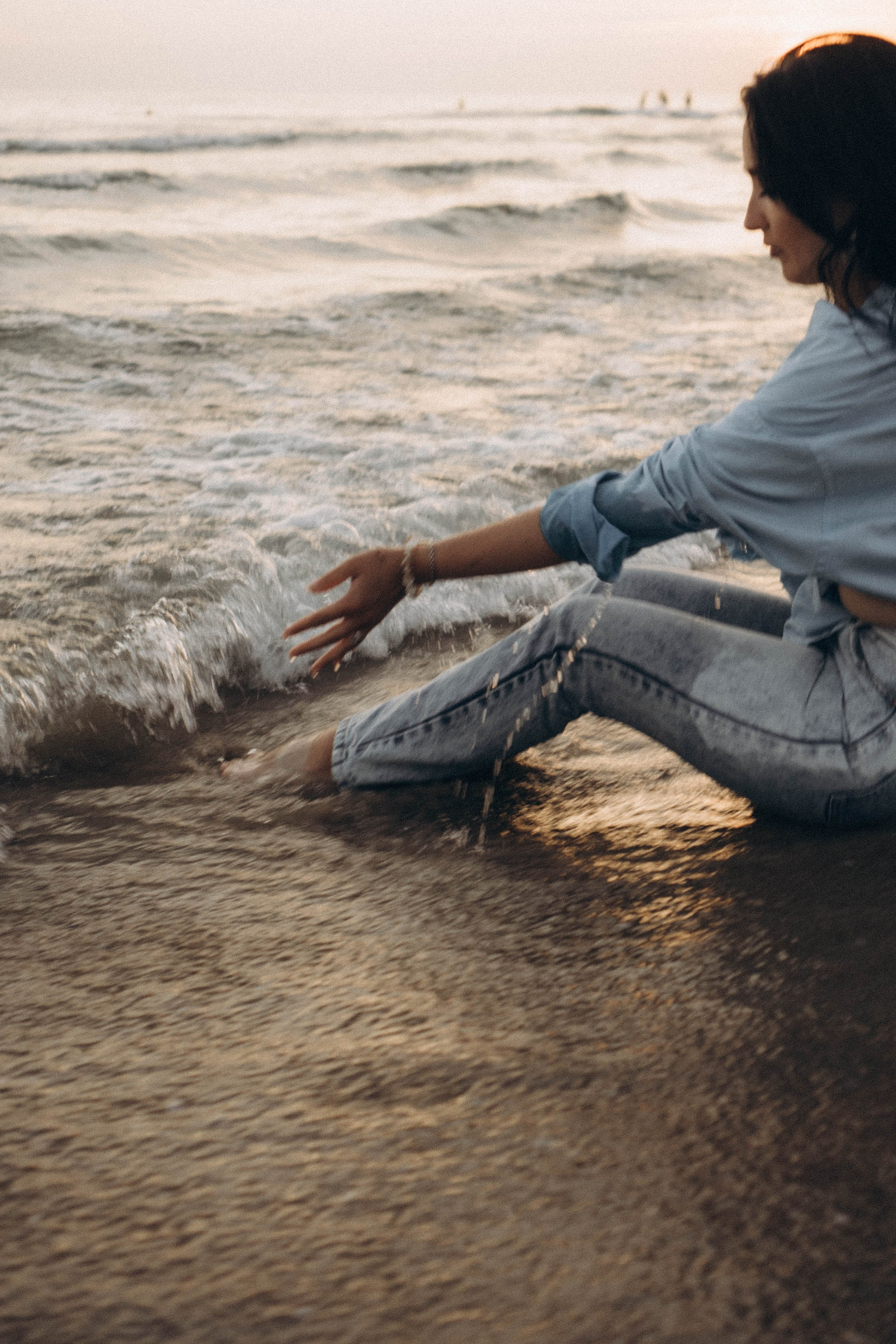 Июльский вечер на берегу черного моря. Профессиональный фотограф, Санкт-Петербург — Виктория Богомолова