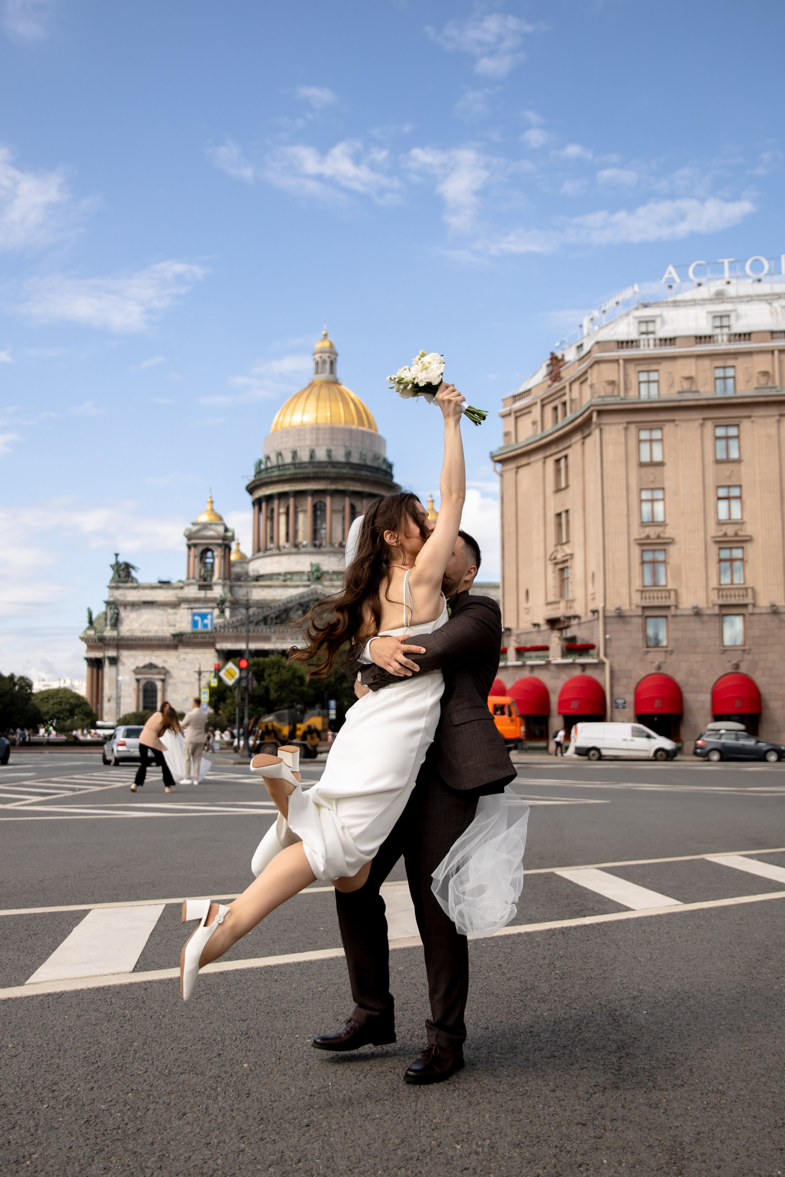 Анна и Александр / Прогулка + ЗАГС. Свадебный и семейный фотограф в Москве Диана Левченко