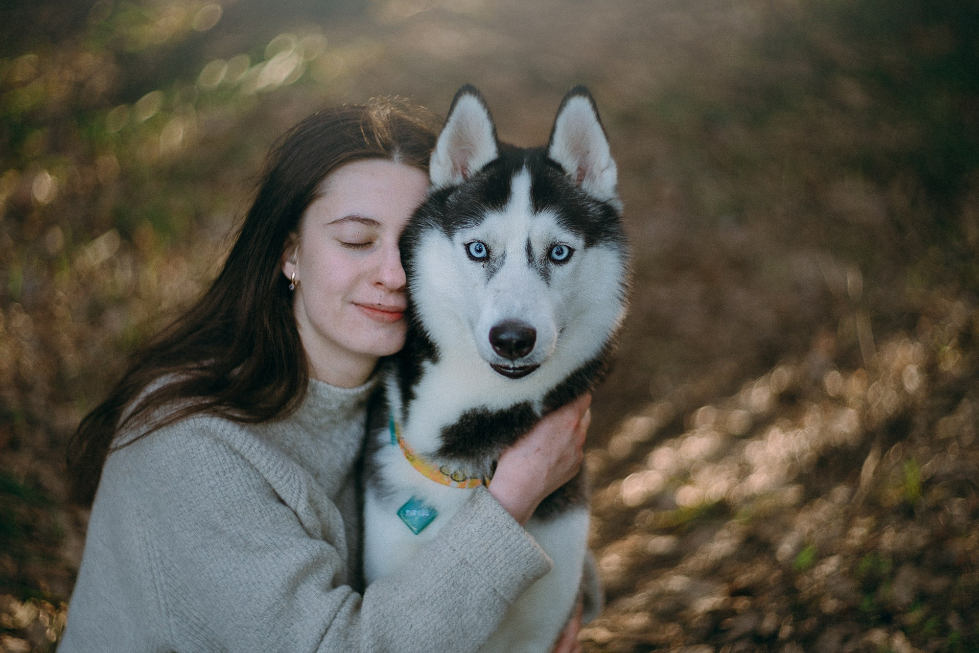 Наташа и Сириус. Фотограф анималист в Москве и Санкт-Петербурге Свиридова Анна
