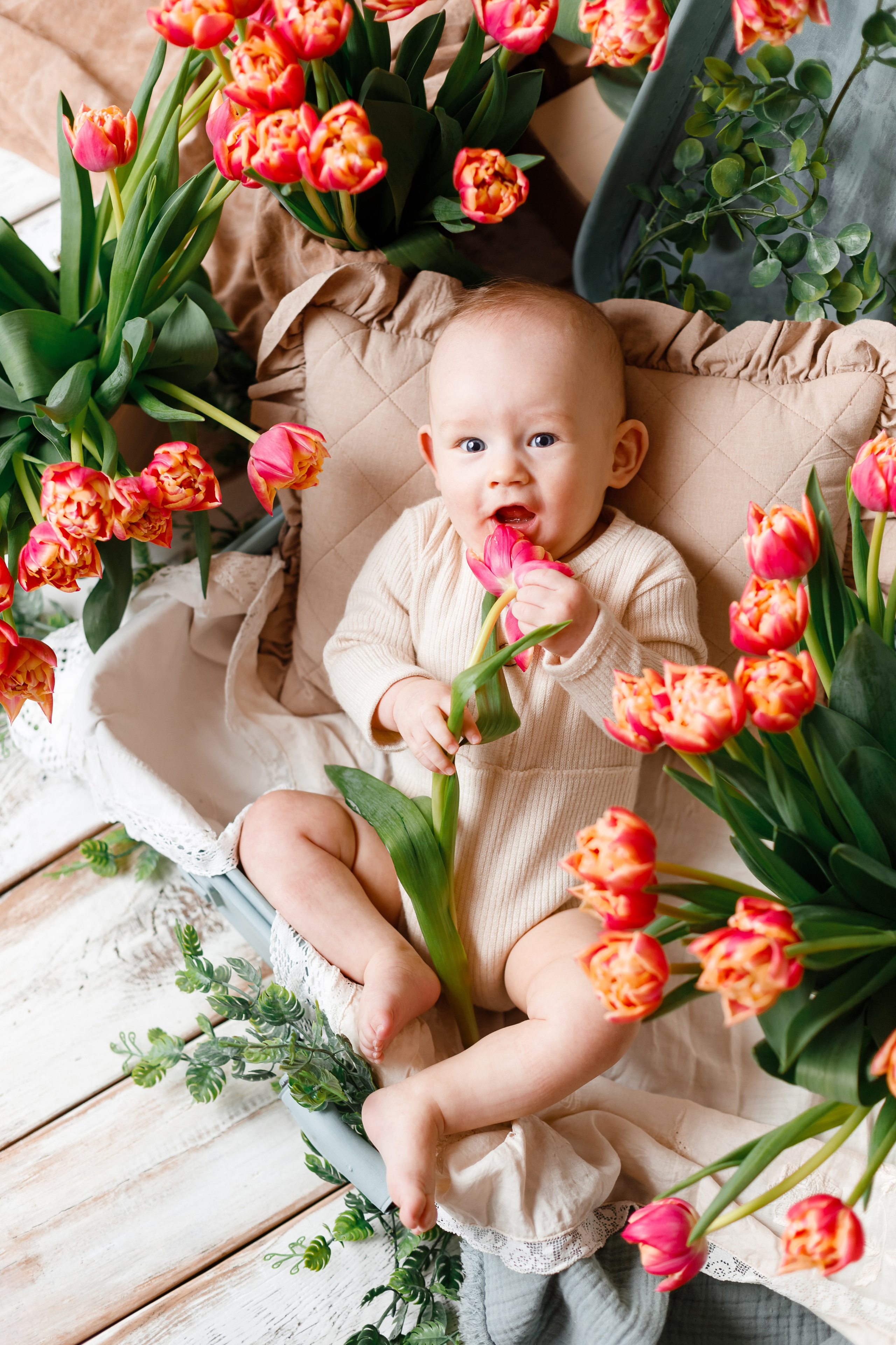 Малыши 3-9 мес. Фотограф новорождённых Ярославль. Детский и семейный фотограф Анна Салова