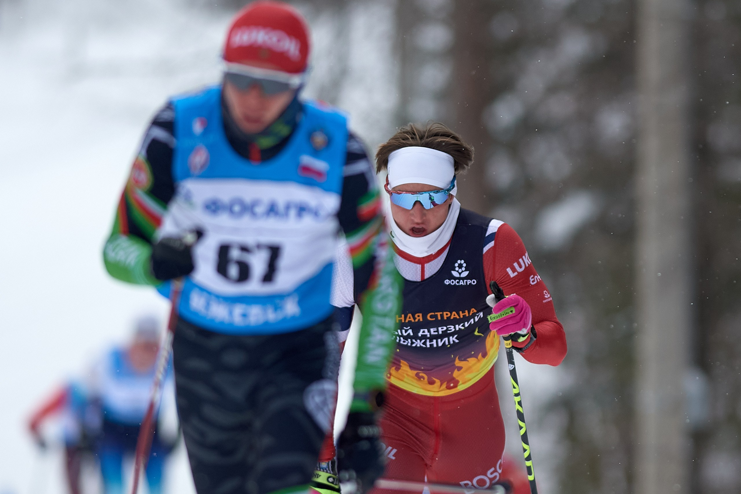 VI этап ФосАгро Кубка России по лыжным гонкам. Ижевск 25.01.2025 и 26.01.2025. Спортивный репортажный фотограф в Ижевске Сергей Мерзляков