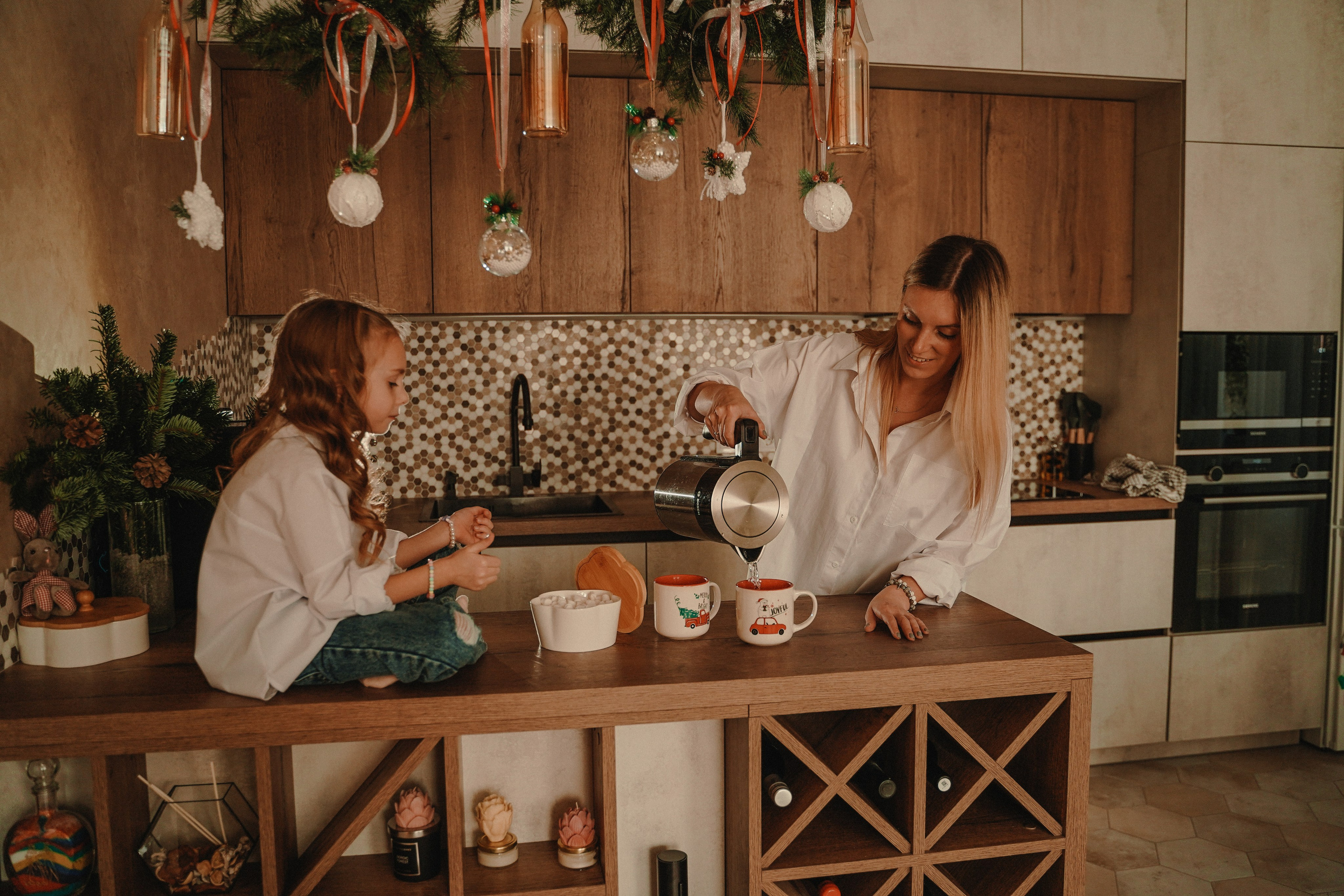 Домашняя Новогодняя фотосессия. Семейный и женский фотограф в Краснодаре Анастасия Приймак