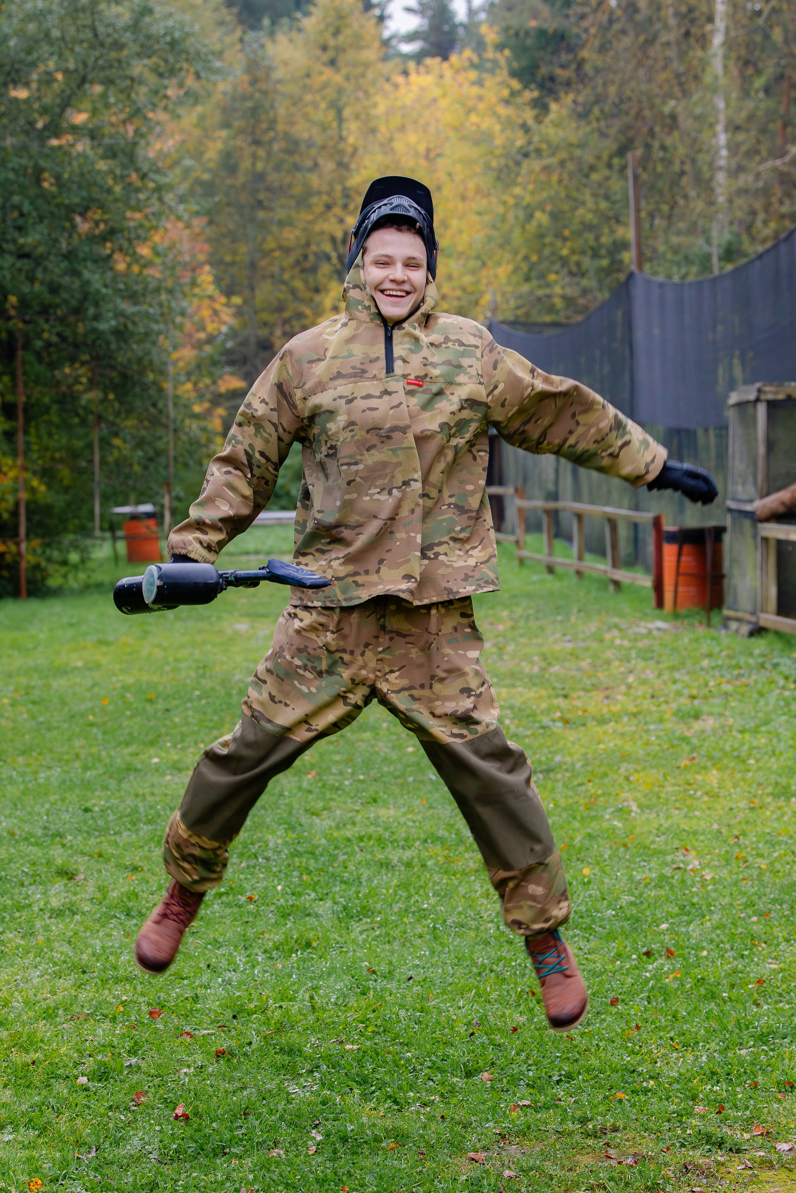 День рождения в пейнтбольном клубе Зарница. Фотограф и режиссер Московко Екатерина