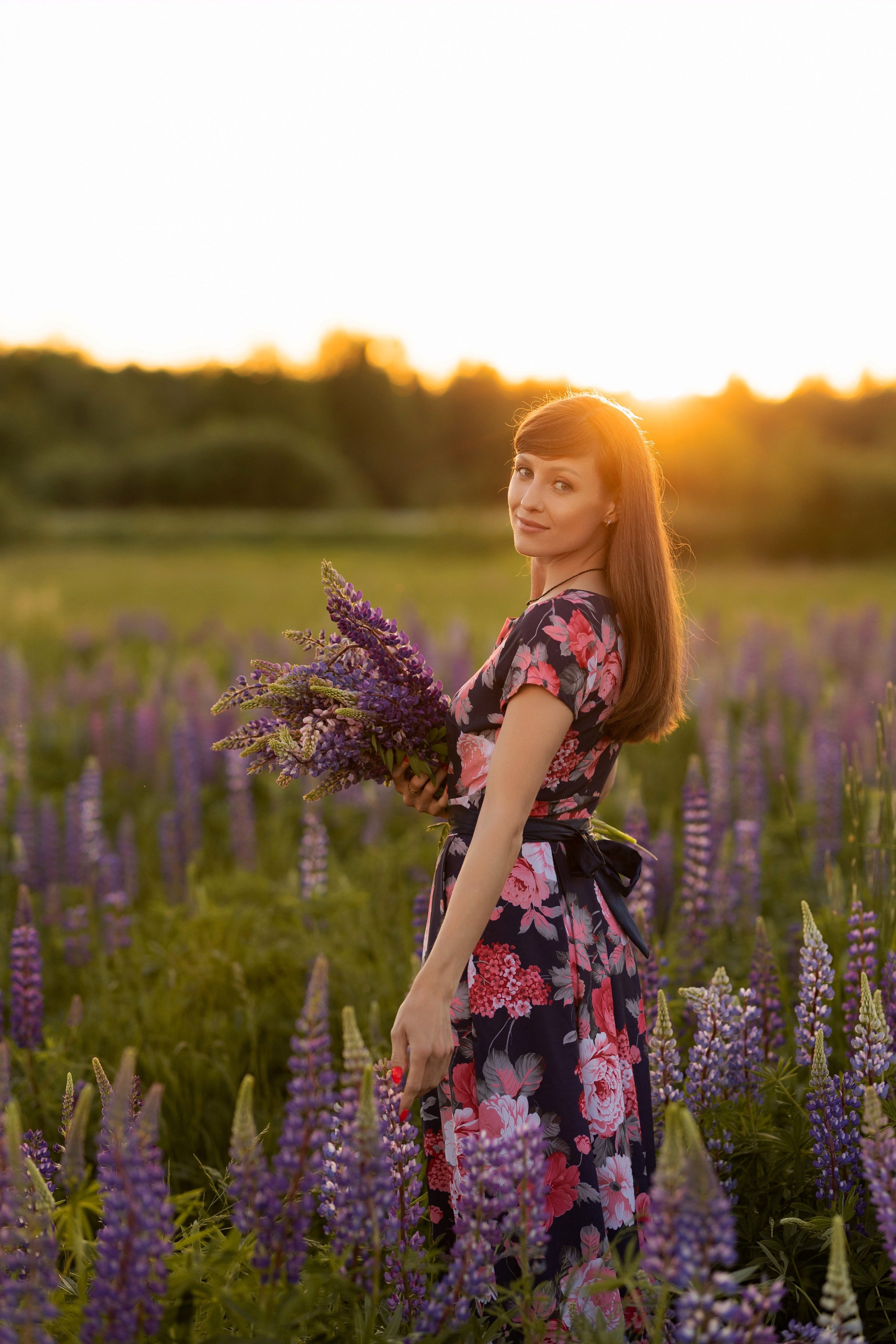 Фотосессия с люпинами. Семейный и свадебный фотограф в Санкт-Петербурге Татьяна Швыкова