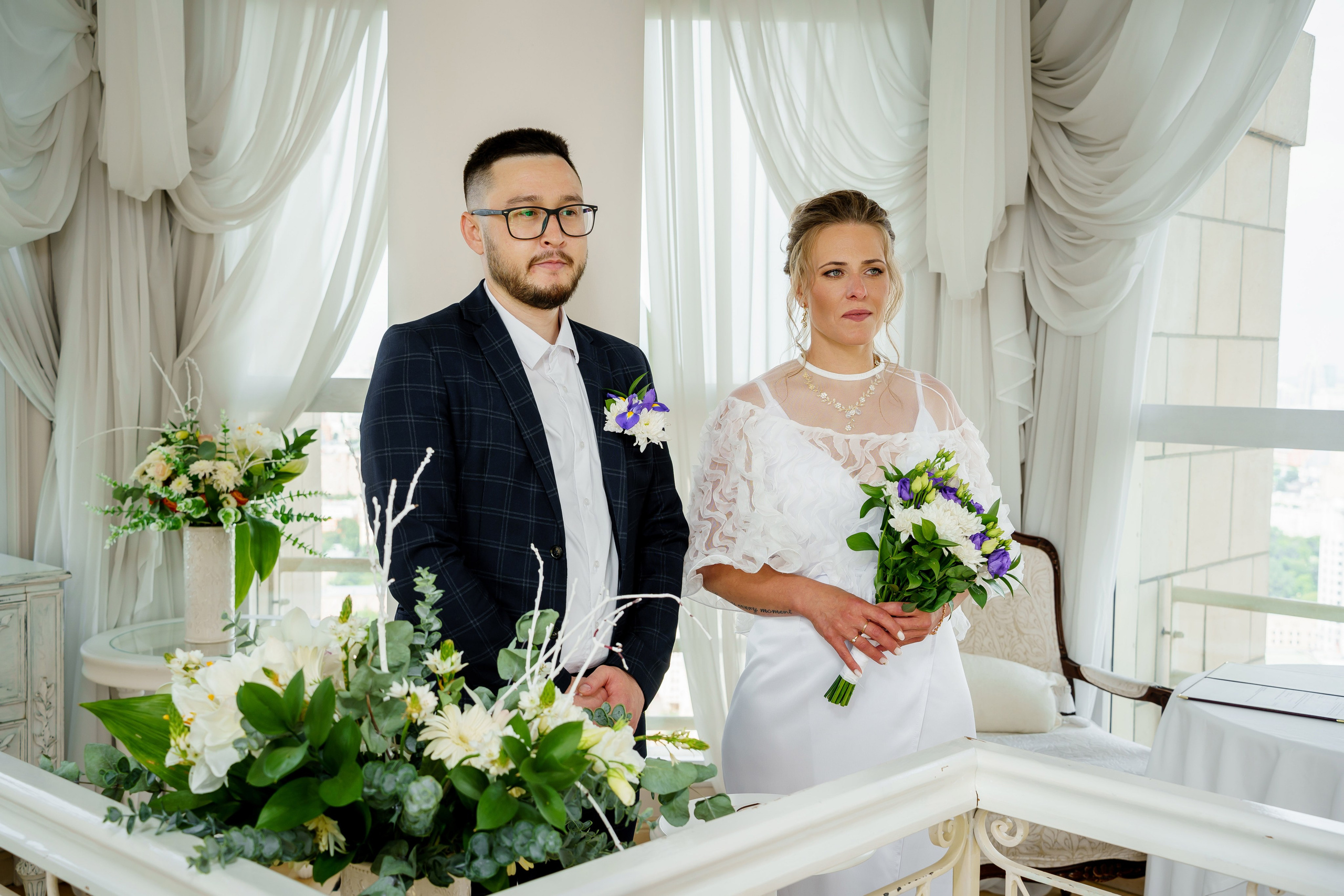 Алексей и Дарья. Регистрация, прогулка, банкет. Фотограф и видеограф в Москве и Московской области Мария Вишня