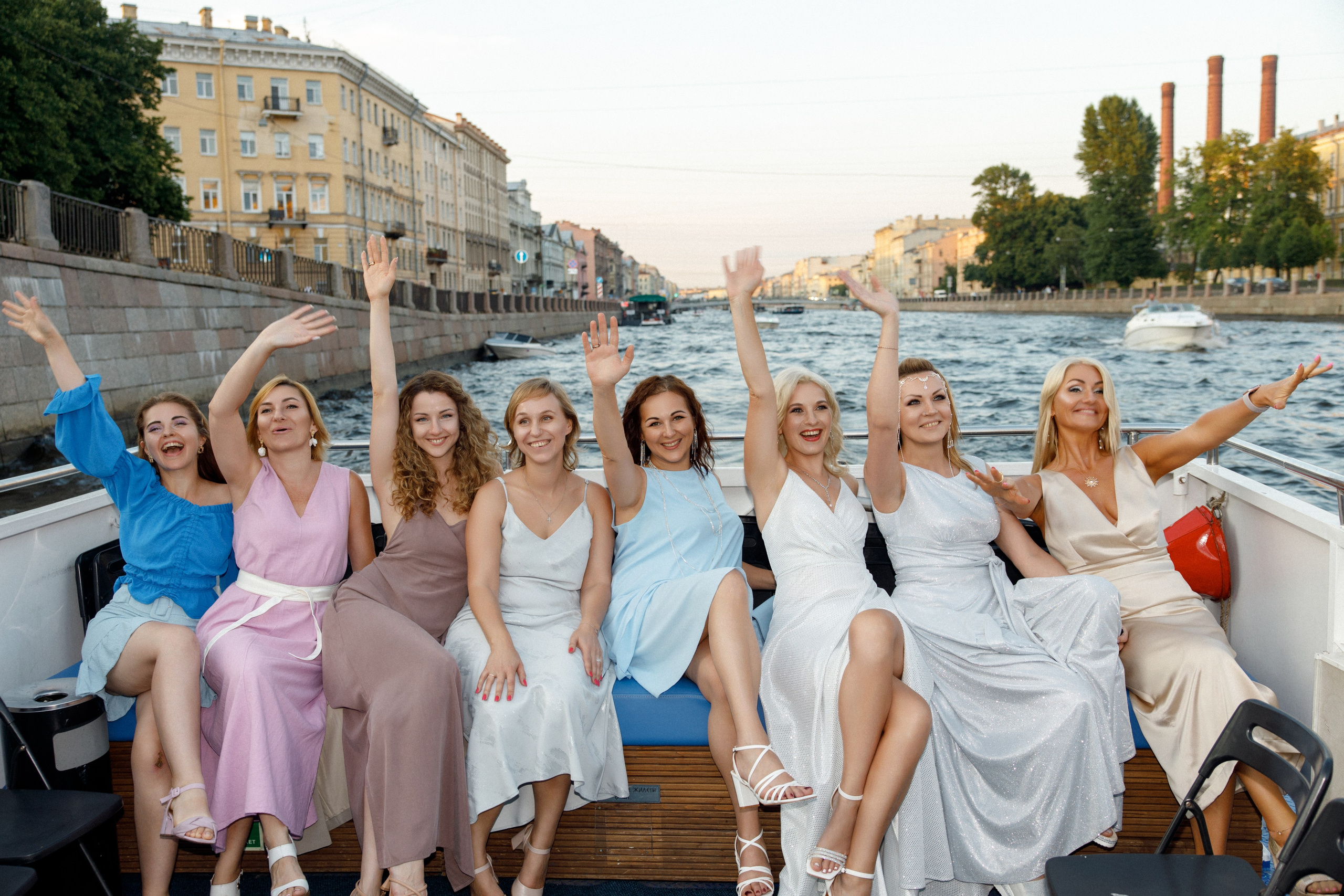 Морская прогулка. Девичник. Фотограф Ксения Третьякова, Санкт-Петербург