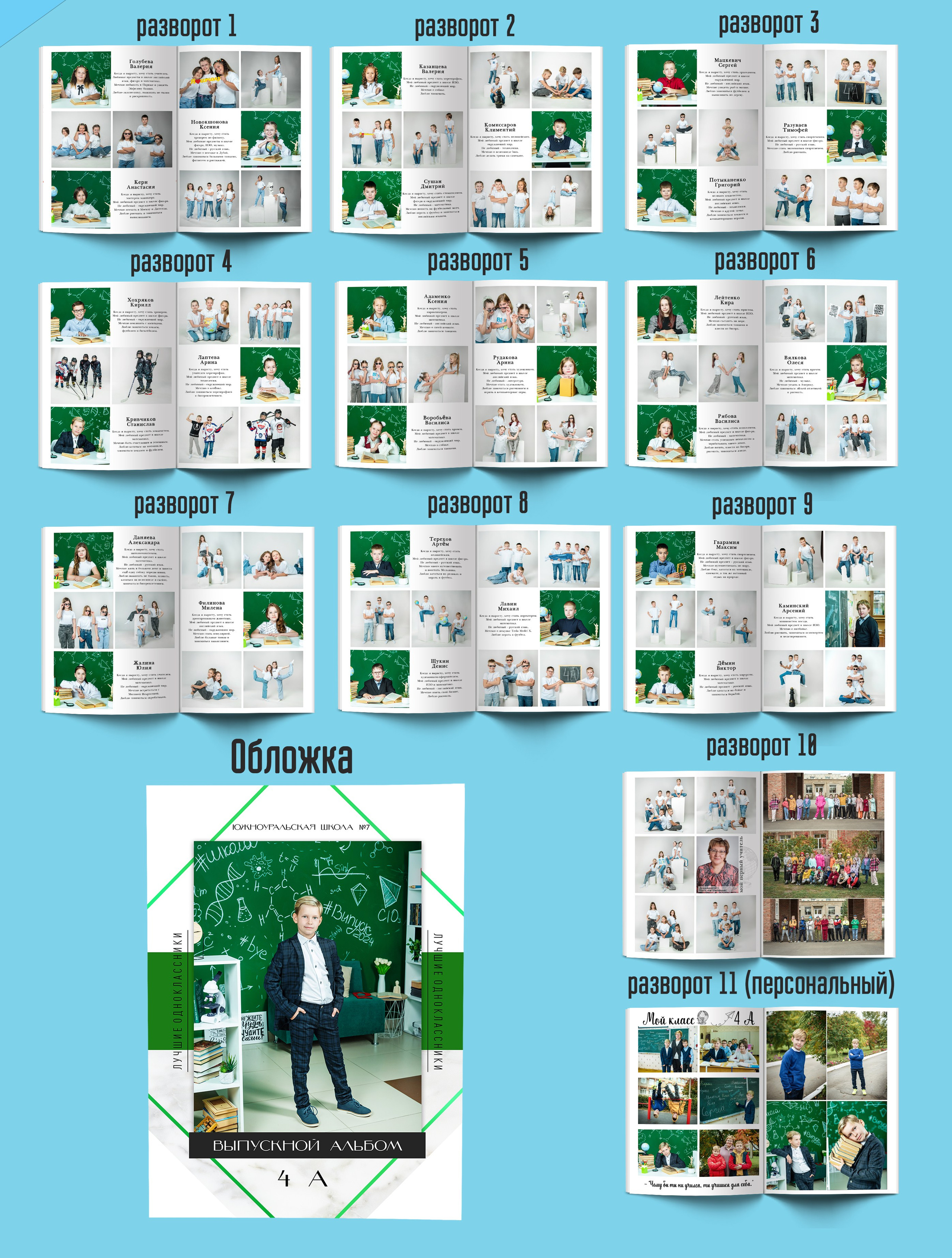 Начальная школа. Выпускные альбомы. Южноуральск