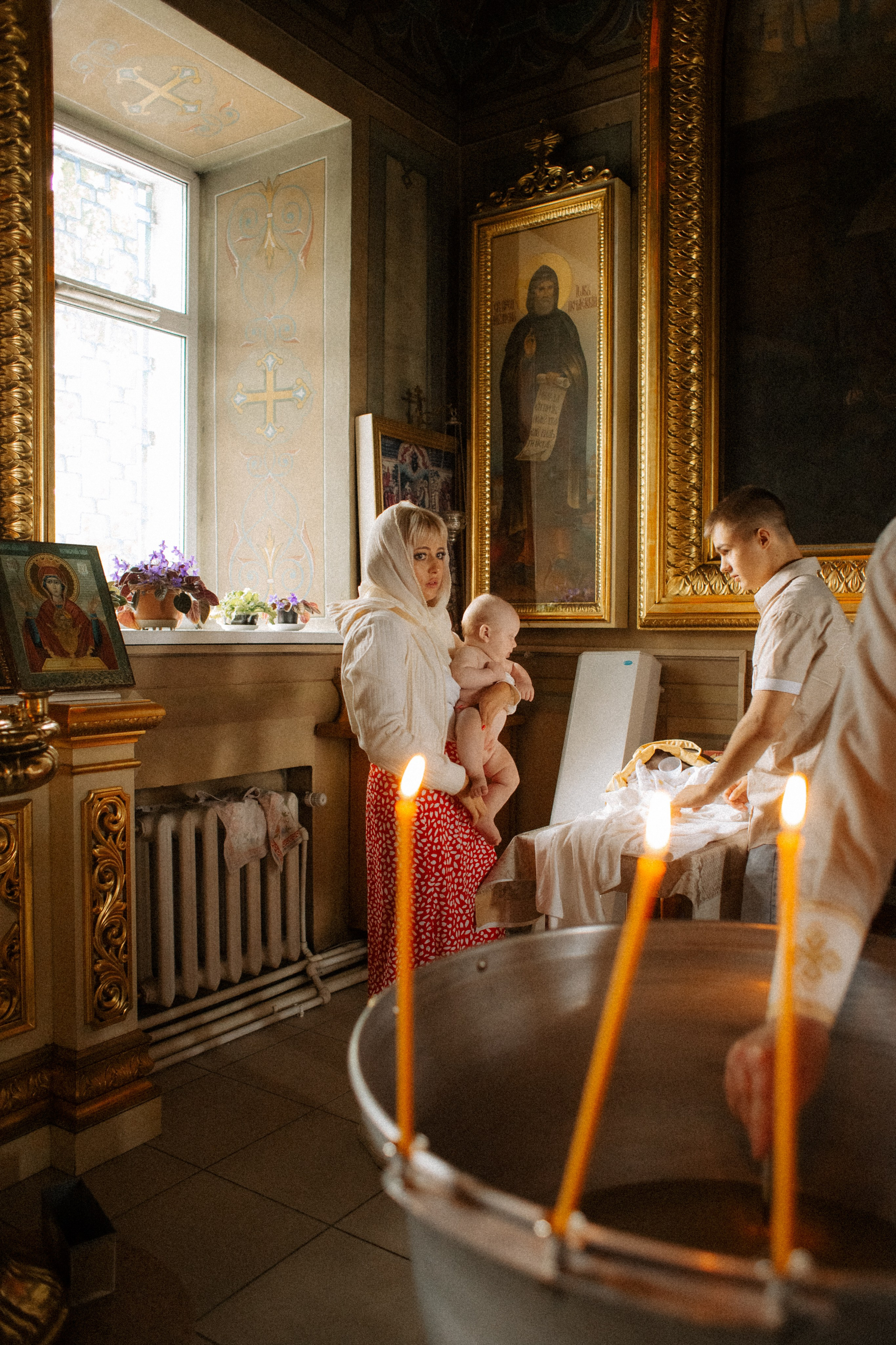 Крещение малышки Мии. Семейный фотограф Виктория Потехина Москва