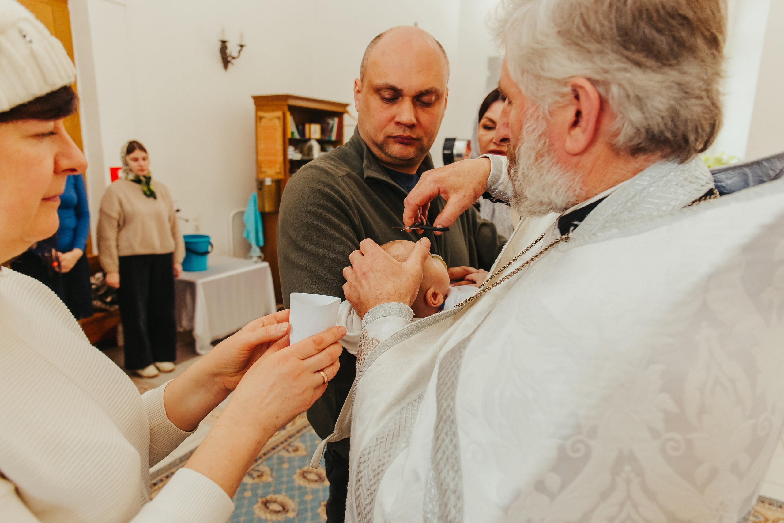 Фотосъемка крещения ребенка. Фотограф новорожденных и детский в Сергиевом Посаде Кругликова Юлия