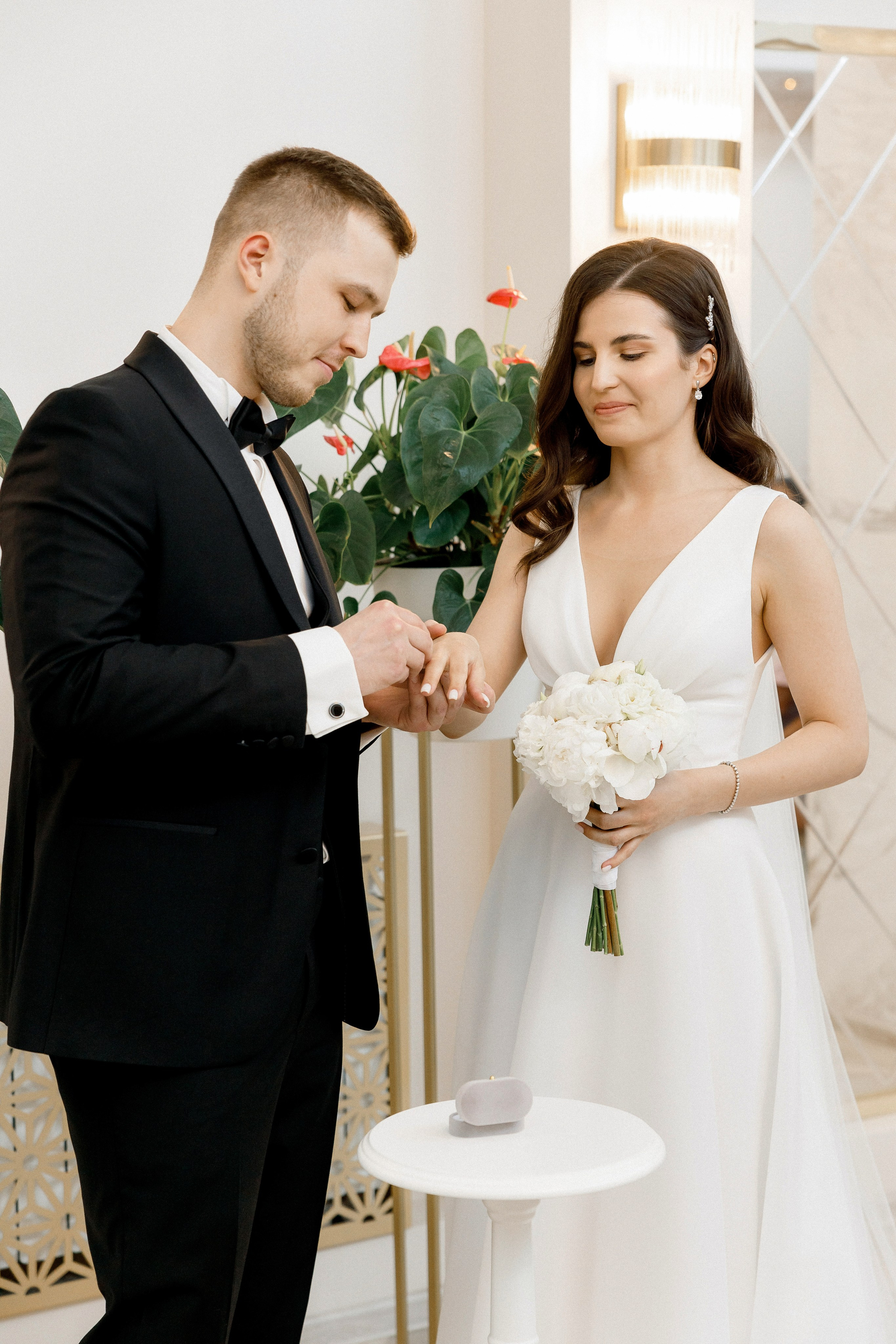 Свадебный ужин в Ресторане Michel на Красной Пресне. Свадебный фотограф в Москве и Санкт-Петербурге Денис Ходюков