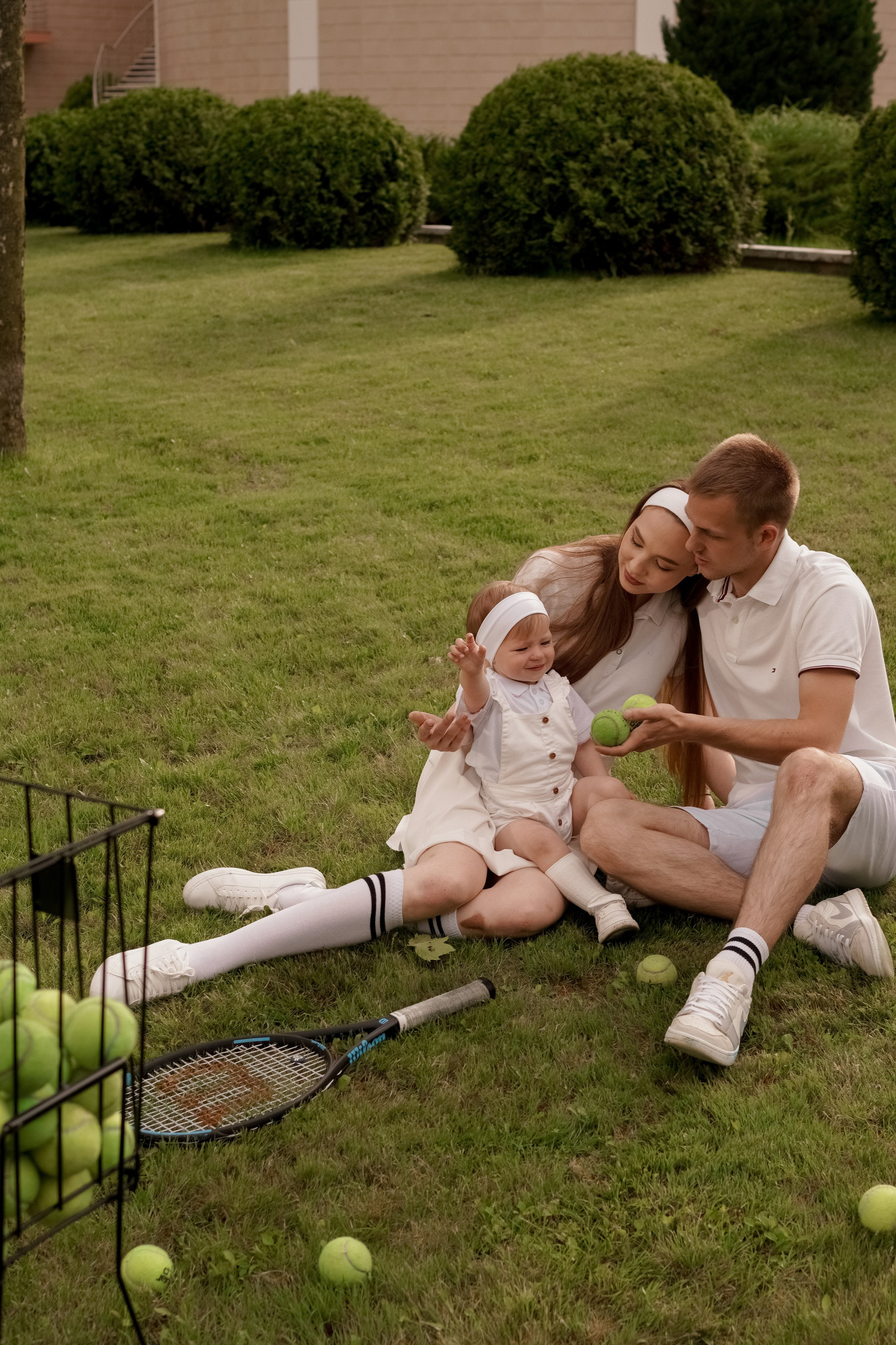 Теннис с семьей. Свадебный и семейный фотограф Афанасьева Анна в Кисловодске