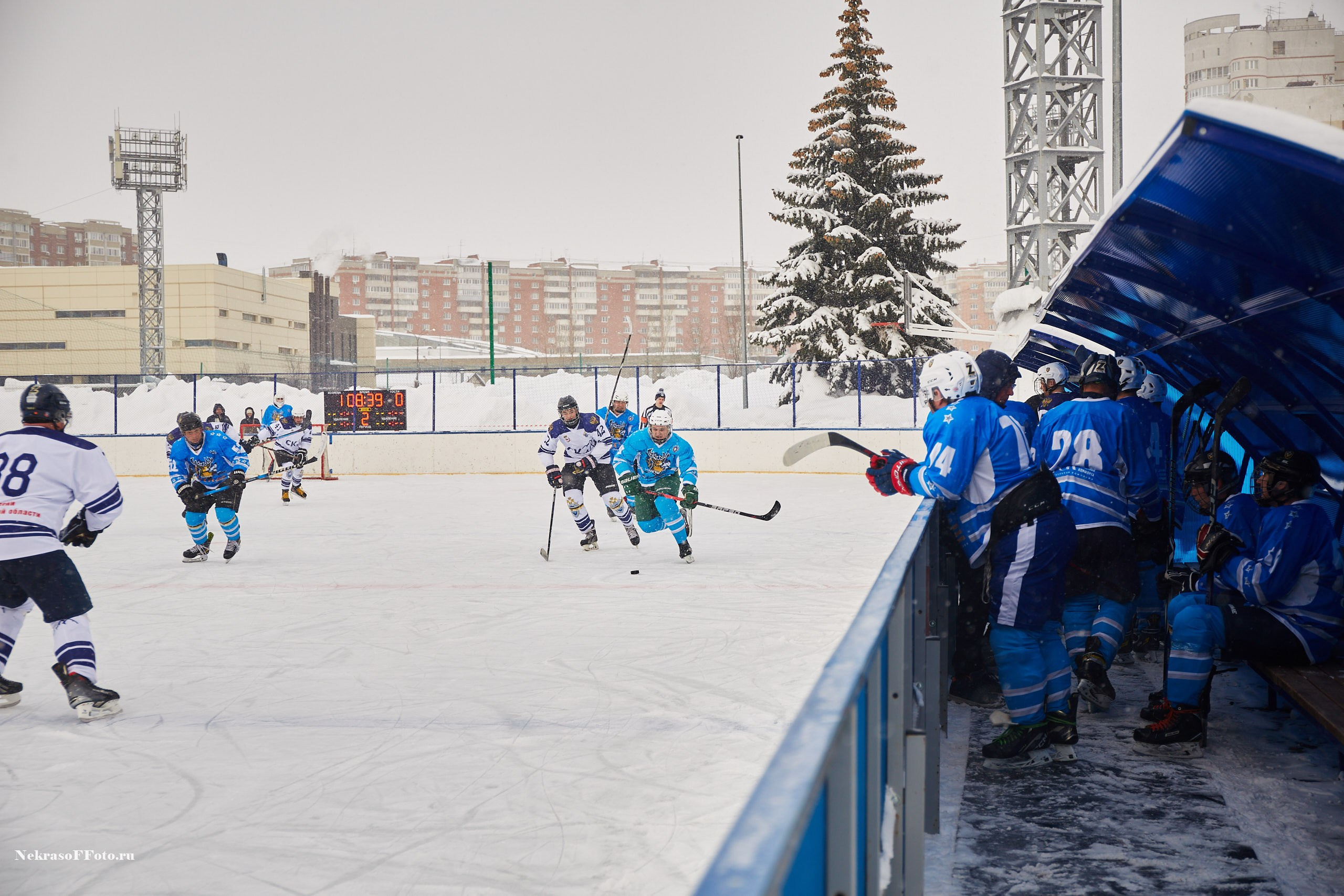 Турнир по хоккею «Русская классика» в рамках Офицерской хоккейной лиги. Спортивный фотограф Некрасов Денис