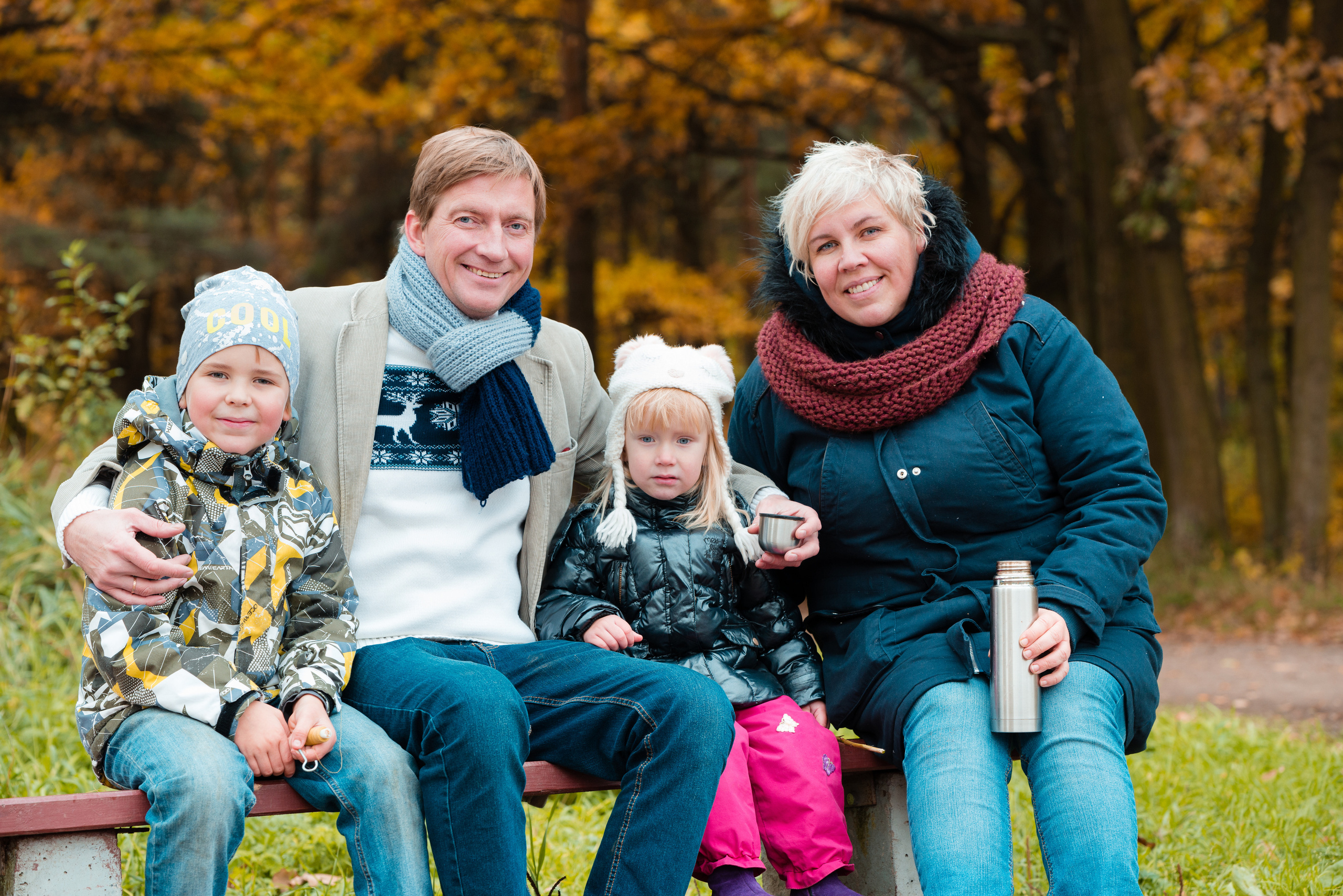 Золотая осень. Семейный фотограф Василий Свешников