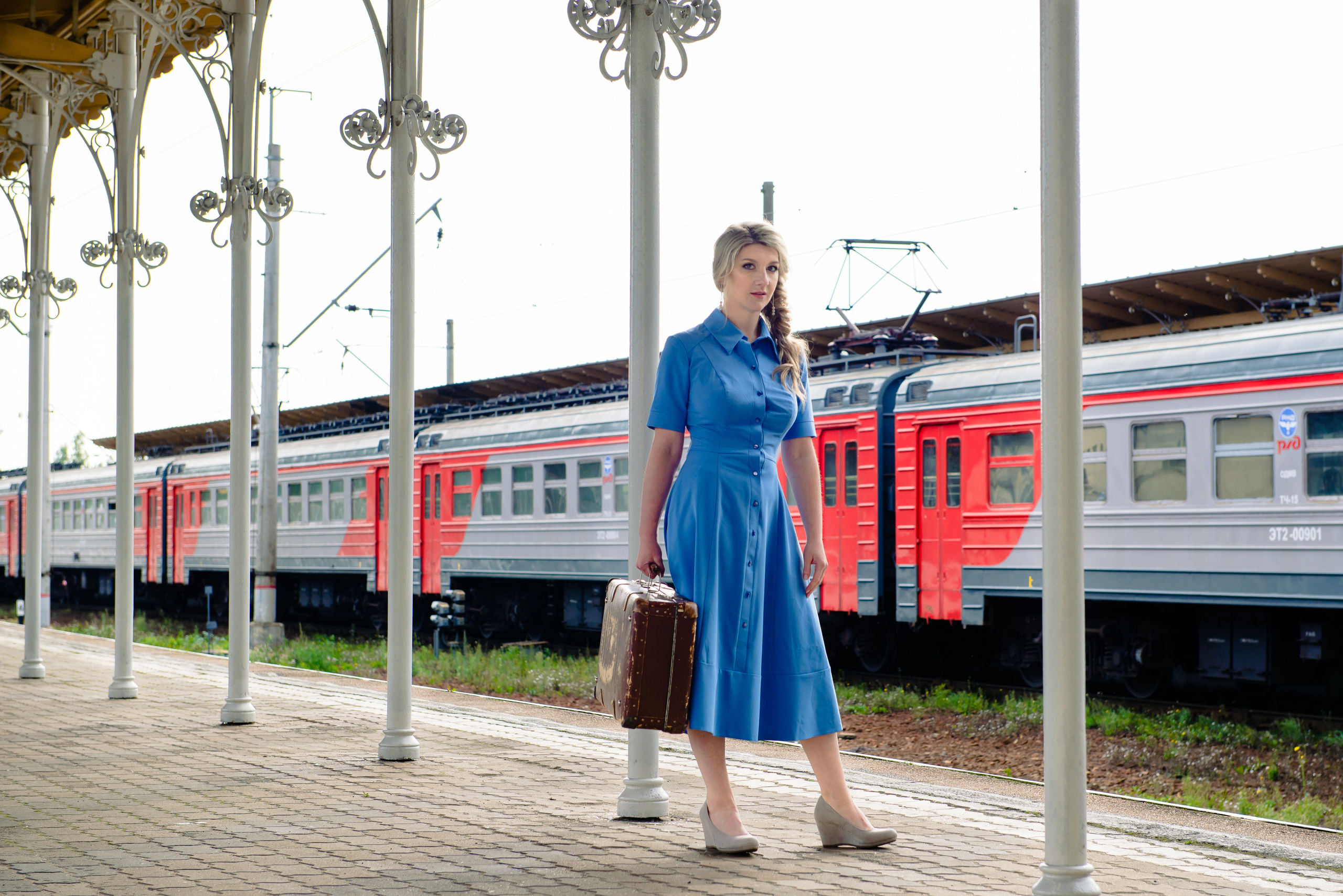 В ожидании поезда. Семейный фотограф Василий Свешников