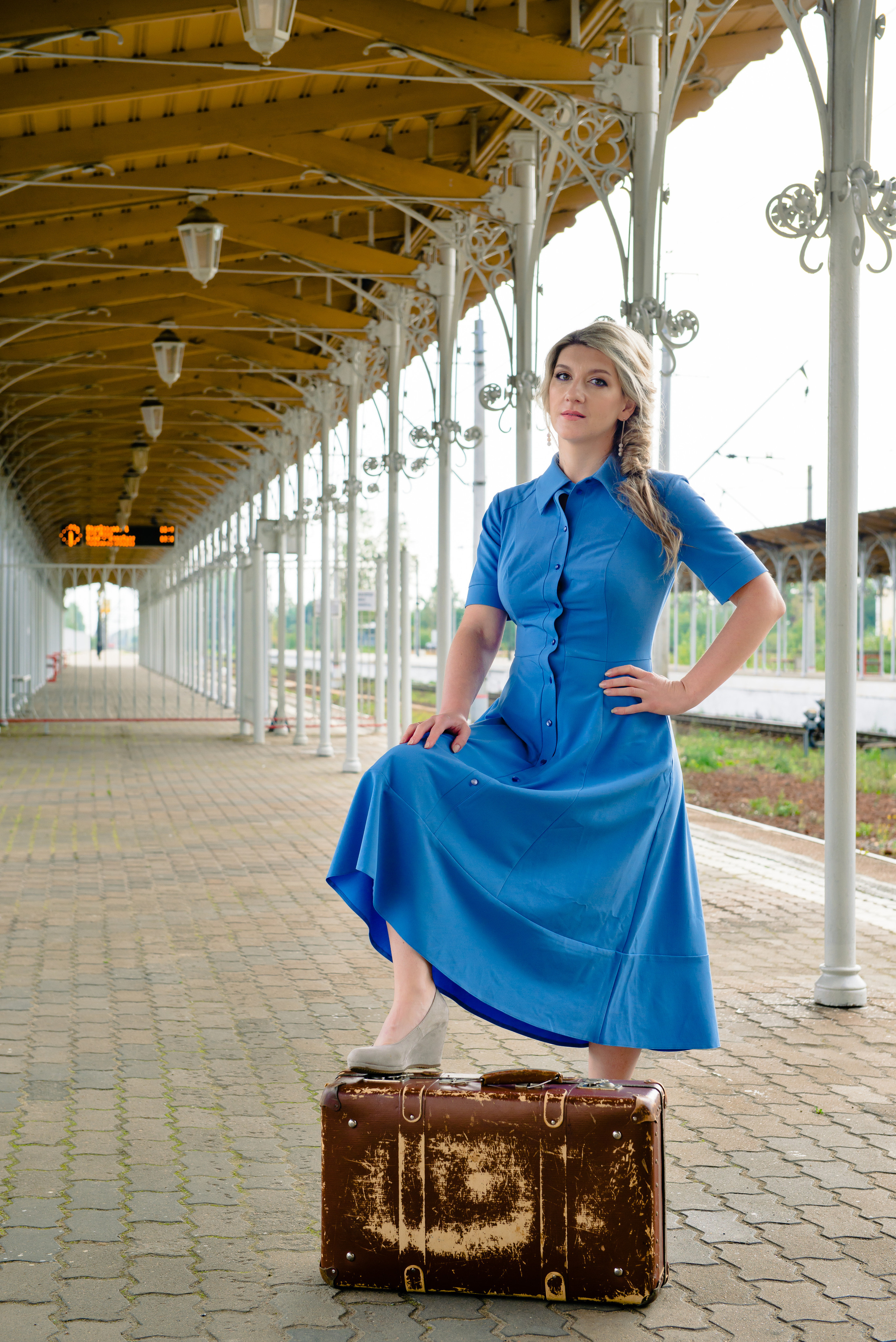 В ожидании поезда. Семейный фотограф Василий Свешников