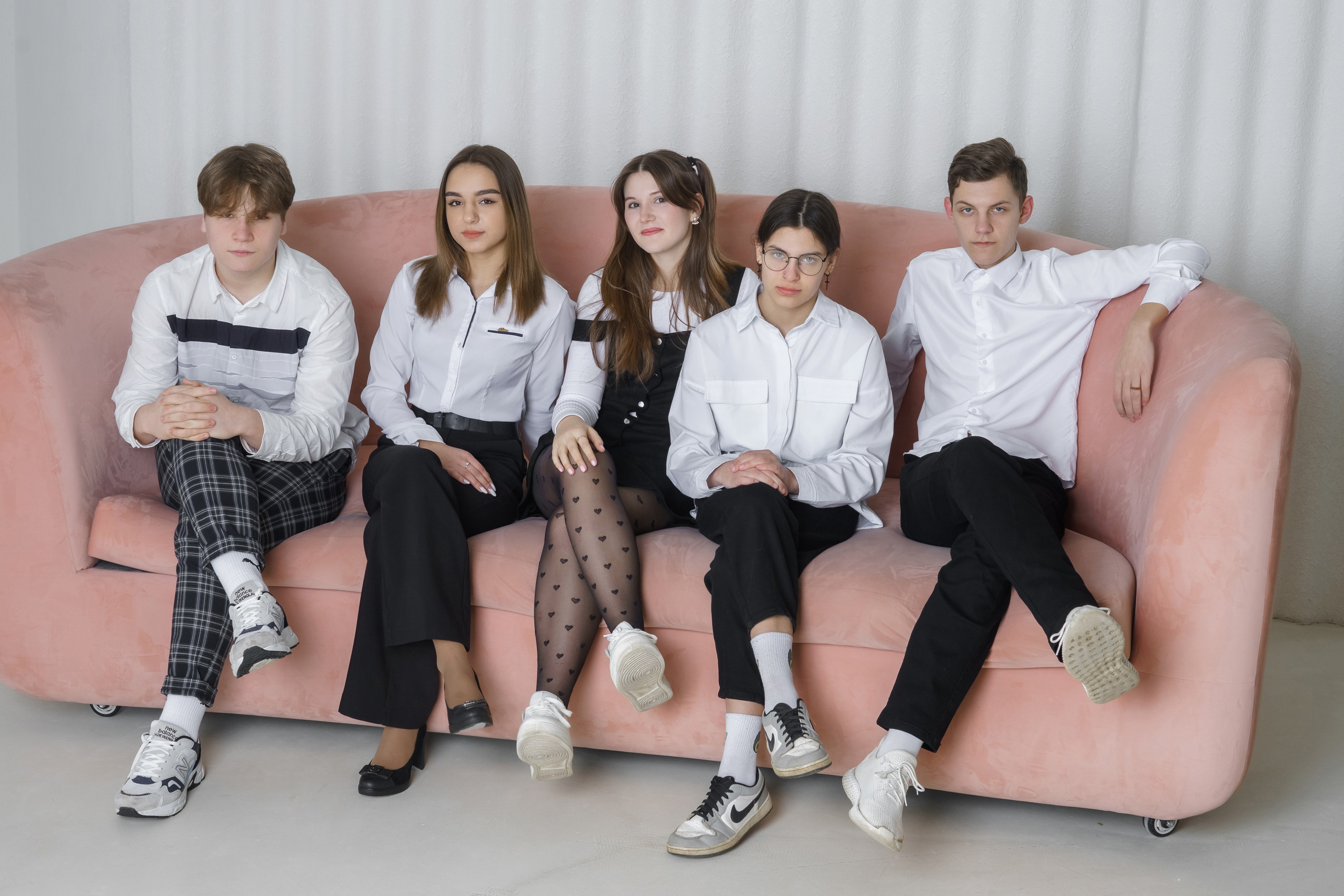 В студии сьемка школьников. Ольга Плаксина фотограф в Саратове