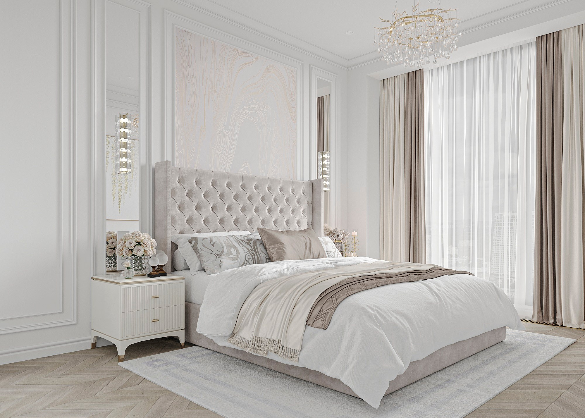 ЖК PRIME PARK 5 (МОСКВА) 55 КВ.М. Irina Balykina — Interior 3D Visualisation