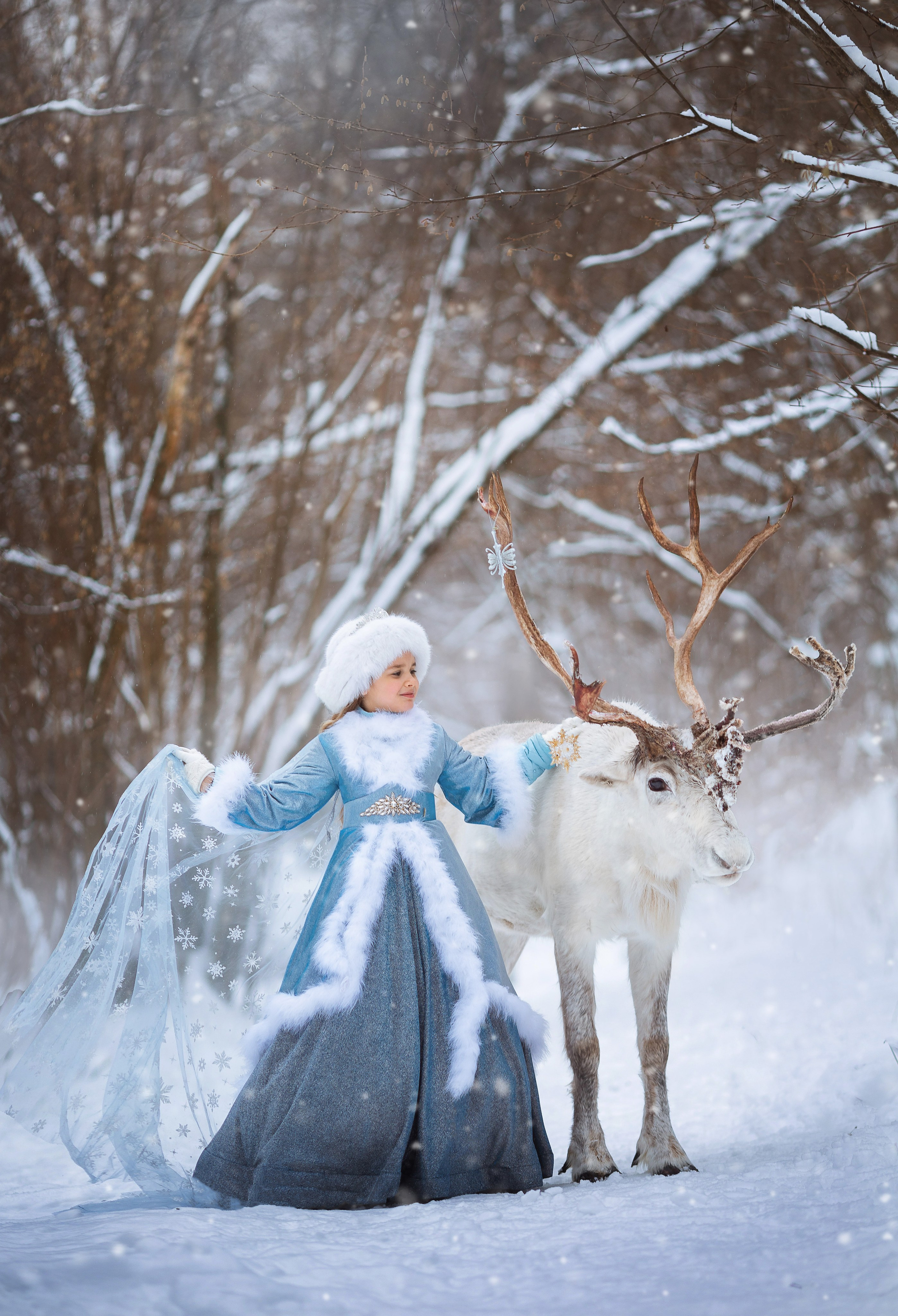 Фотосессии с оленями. Фотограф Лия Милк | Москва, Подмосковье
