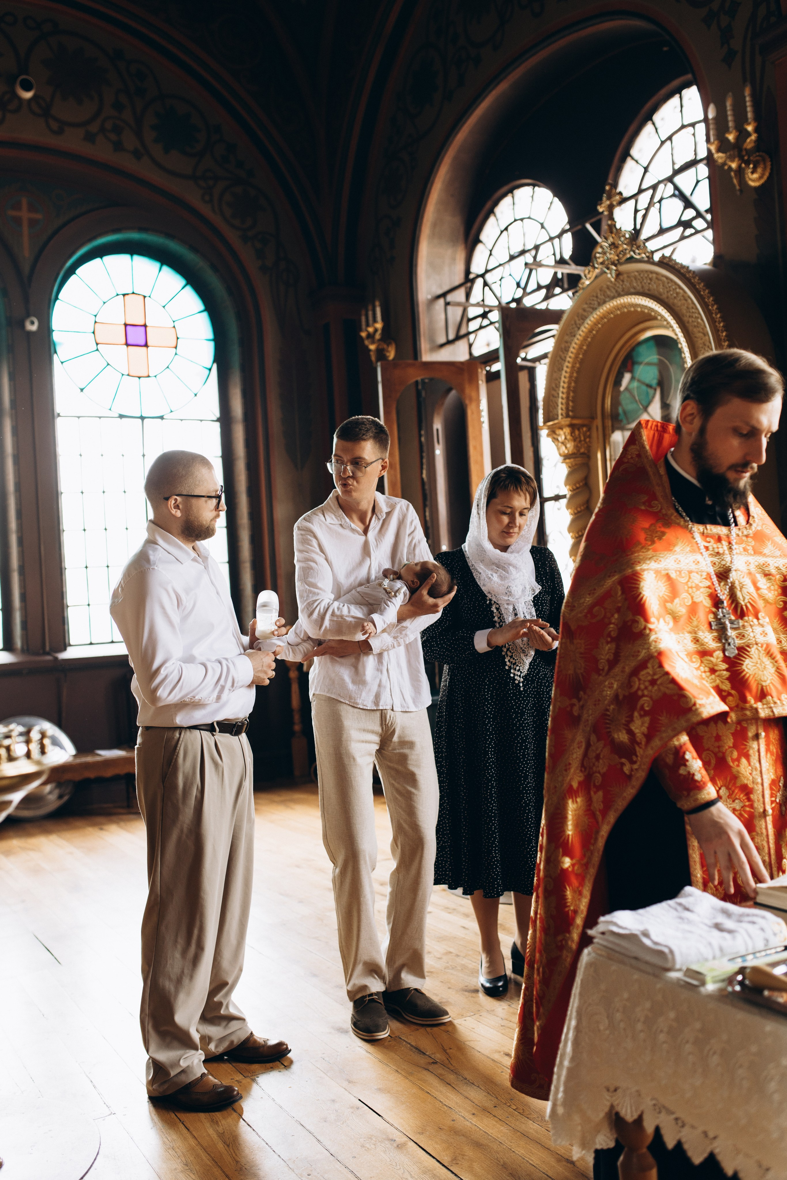Крещение Лёвы. Самый теплый фотограф в Краснодаре Рябоконь Ксения
