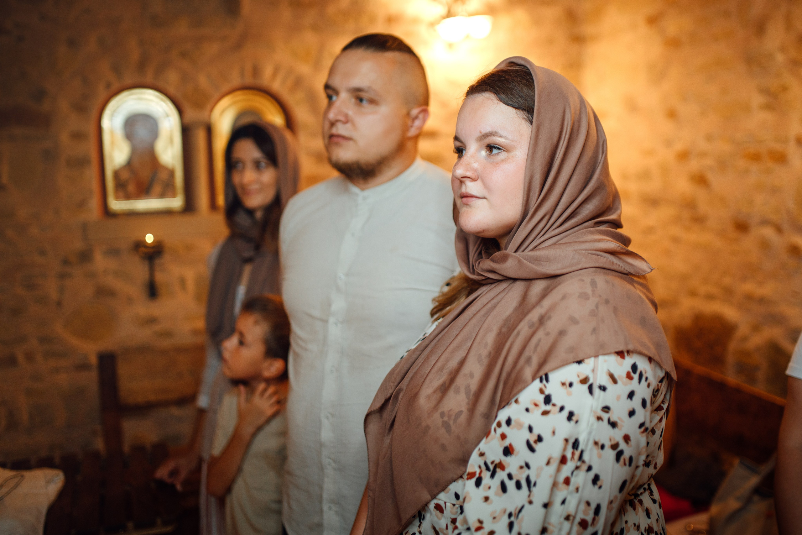 Крещение Егора (Георгия) Державный храм, св. Елисаветенского монастыря, Новинки, август 2024