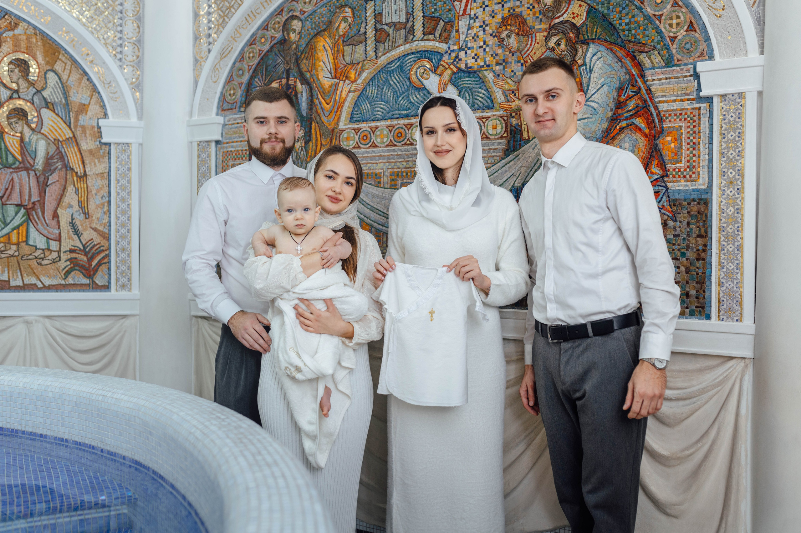 Крещение Демида, храм Святой Троицы, декабрь 2025