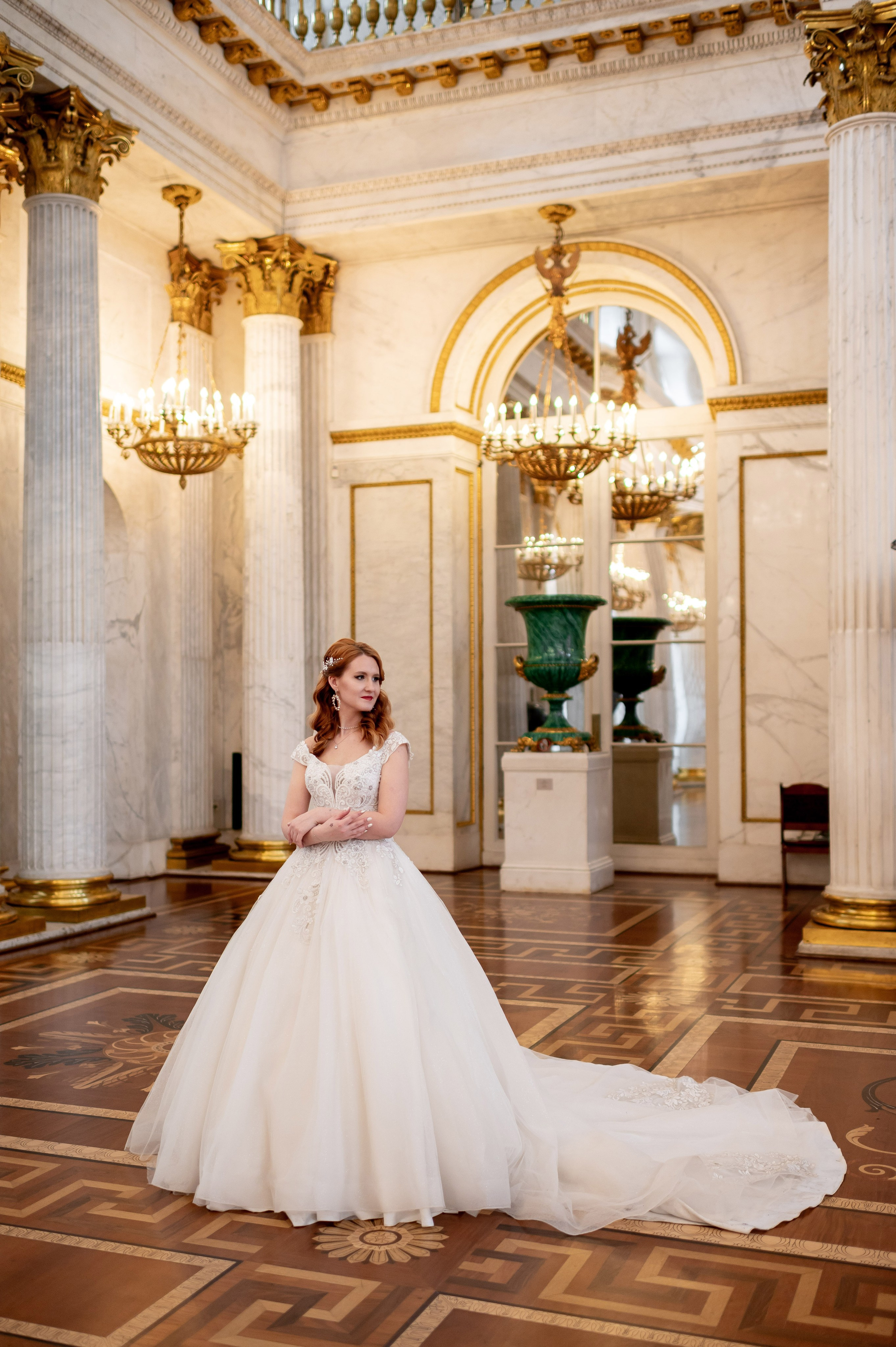 Екатерина и Алексей (свадебная фотосессия в Эрмитаже и Первом Дворце Бракосочетания на Английской набережной 28). Портретный, семейный и свадебный фотограф в Санкт-Петербурге и в Пушкине Ширяев Денис