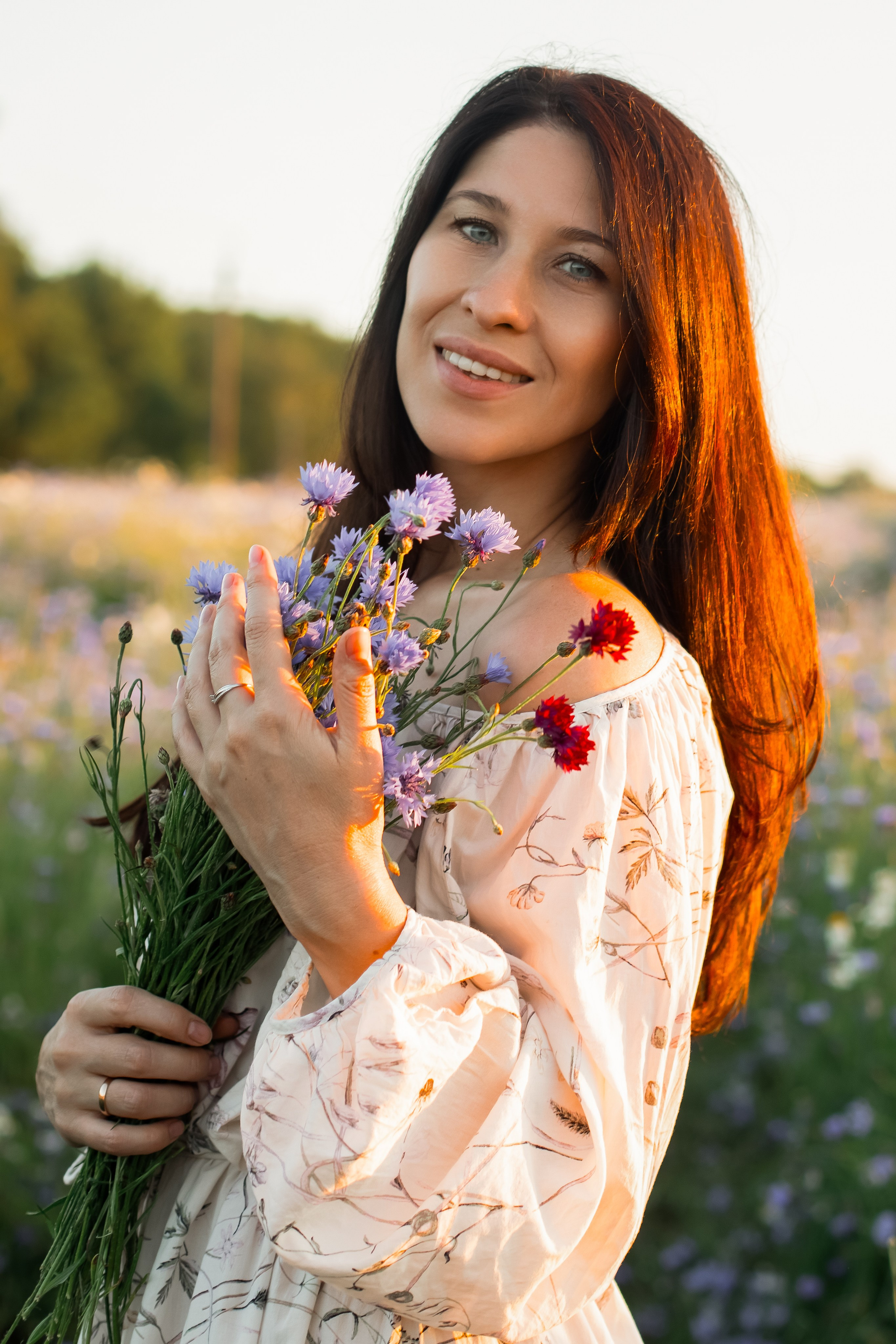 Фотосессия в васильках. Https://malovafoto.ru