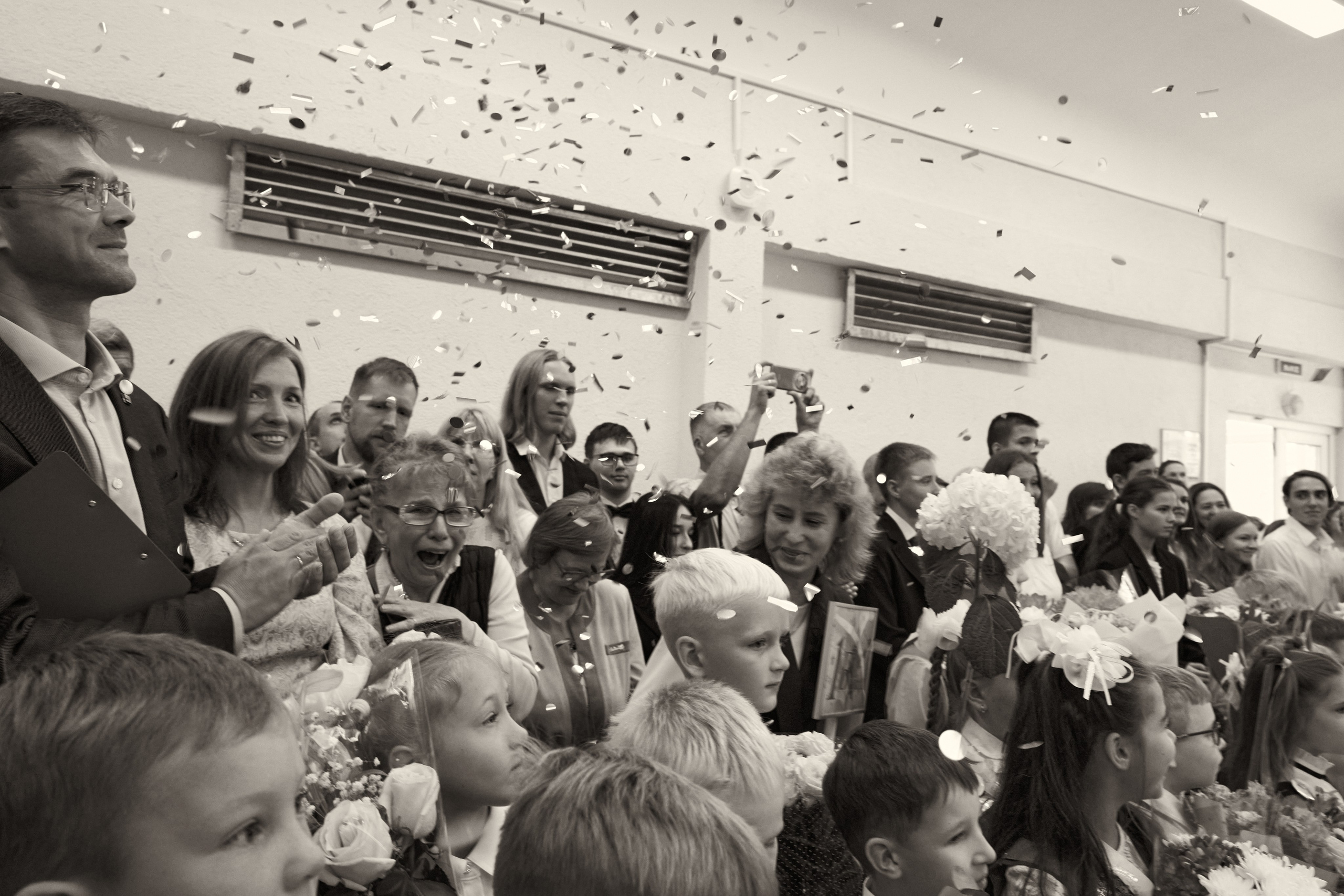 Школьная линейка. 1«Б». Фотограф в Санкт-Петербурге Настя Атом