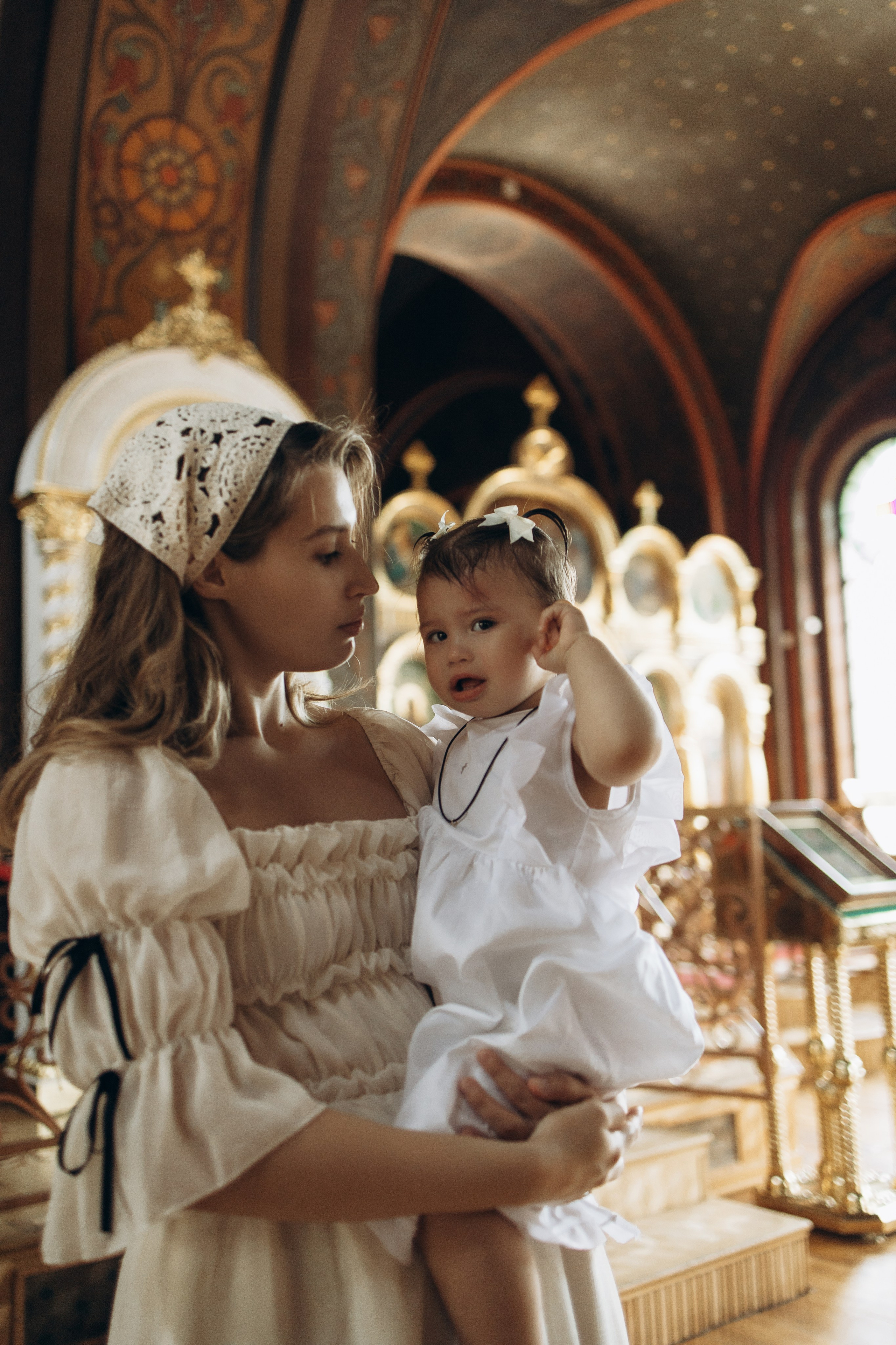 Крещение Стефании. Самый теплый фотограф в Краснодаре Рябоконь Ксения