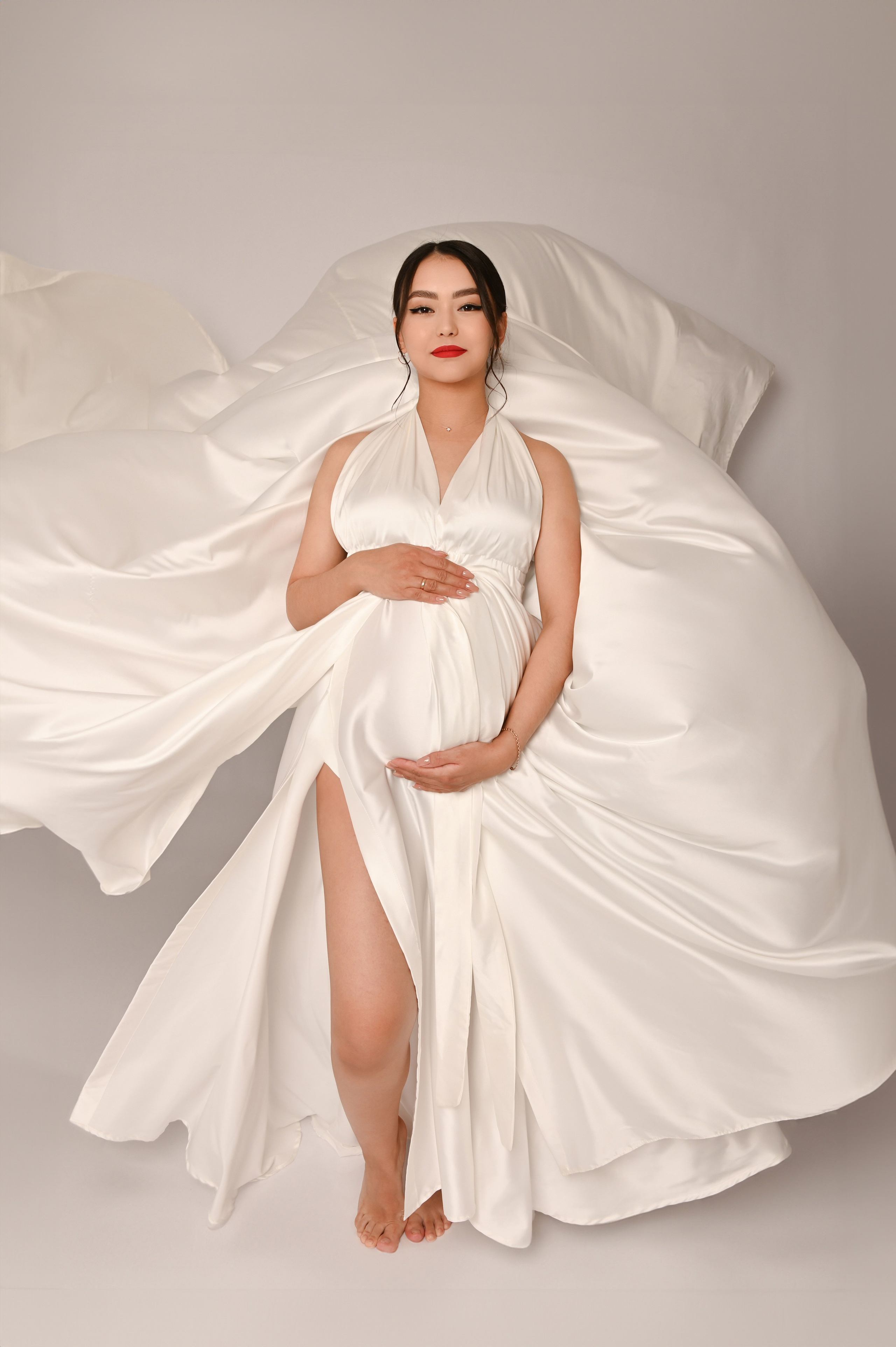 Беременность+ньюборн Аружан и Темирлан. Фотограф Новорожденных и семейный Элла Огай г. Сатпаев