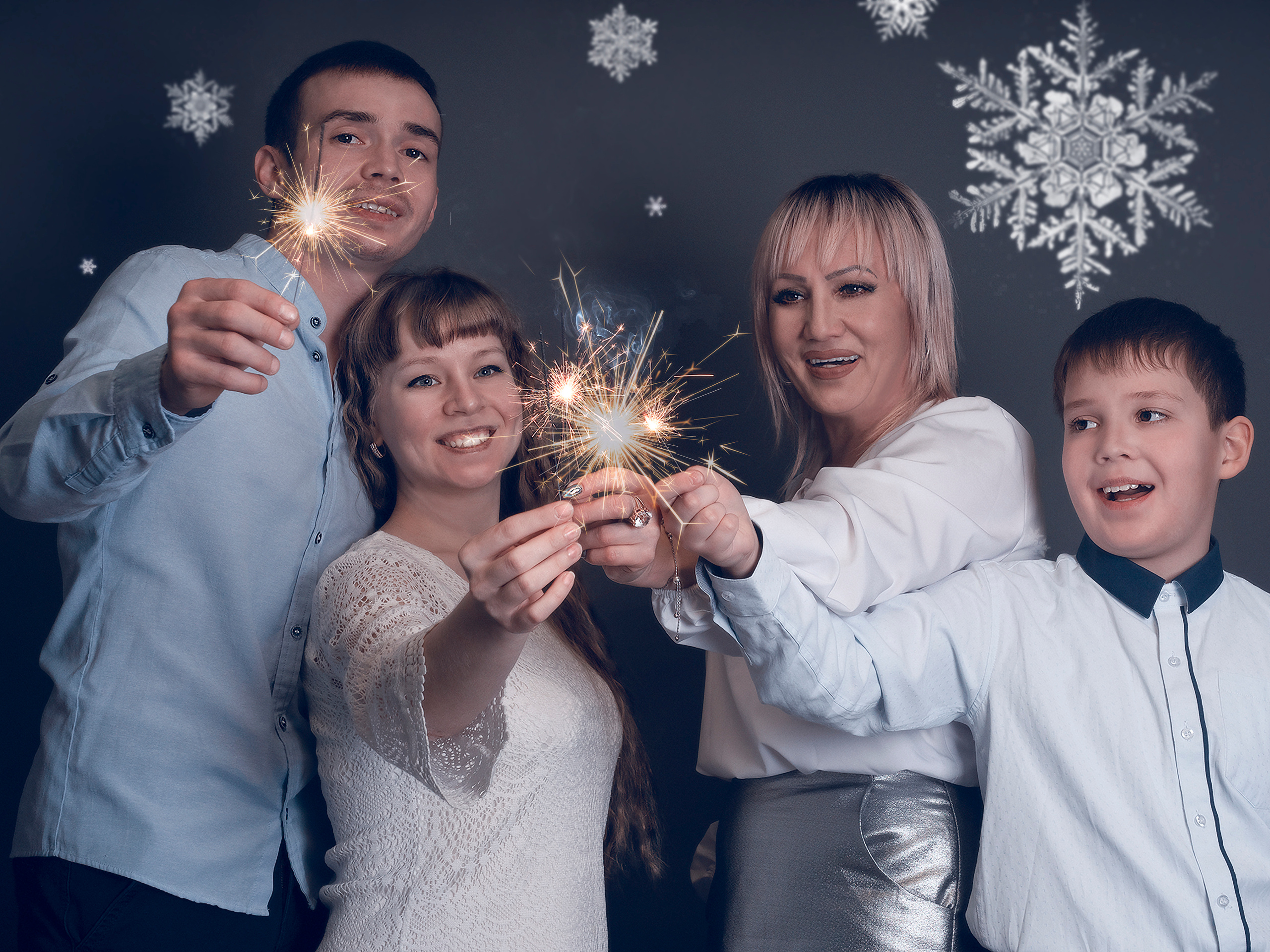 Новый год. Семейные фотографы в Екатеринбурге Анна и Александр A&A Best Foto