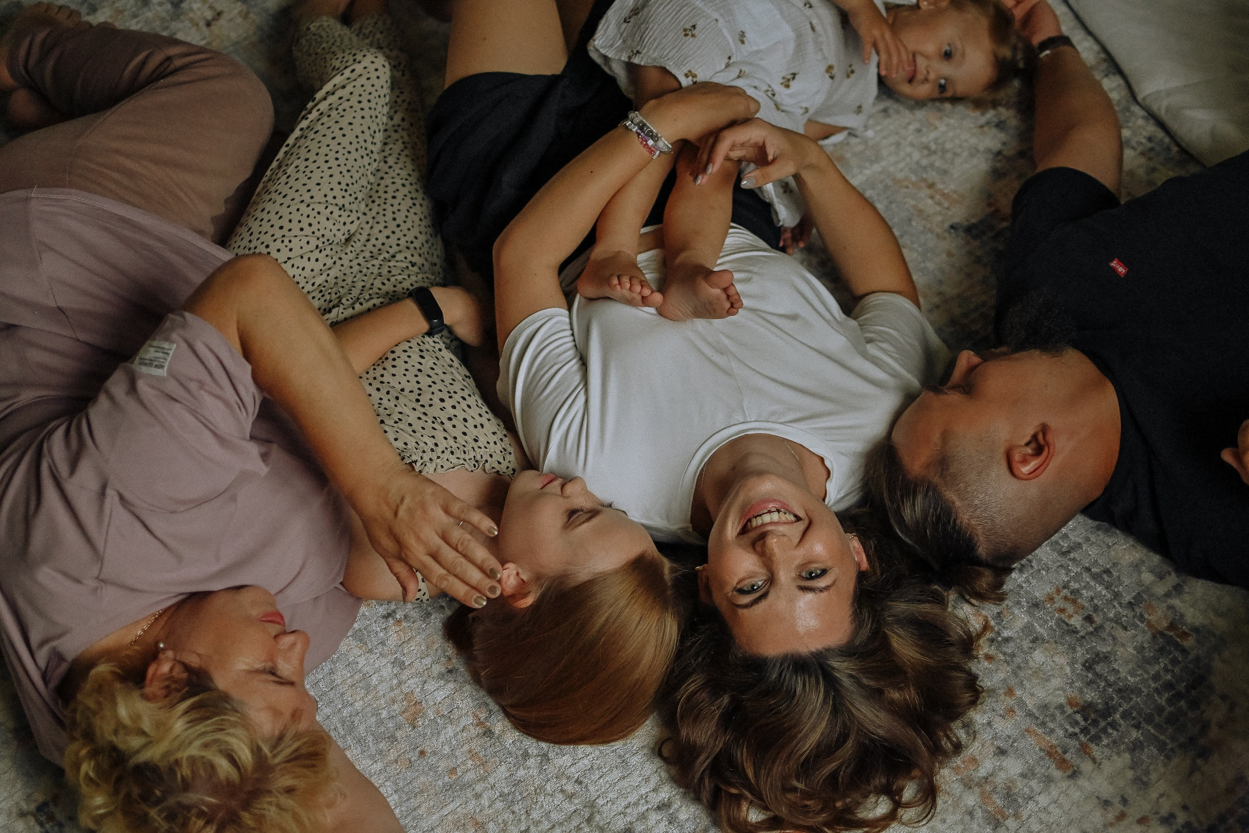 Аня, Вадим, Варя, Соня, Наталья. Домашняя фотосессия. Евгения Черных I Фотограф Пенза