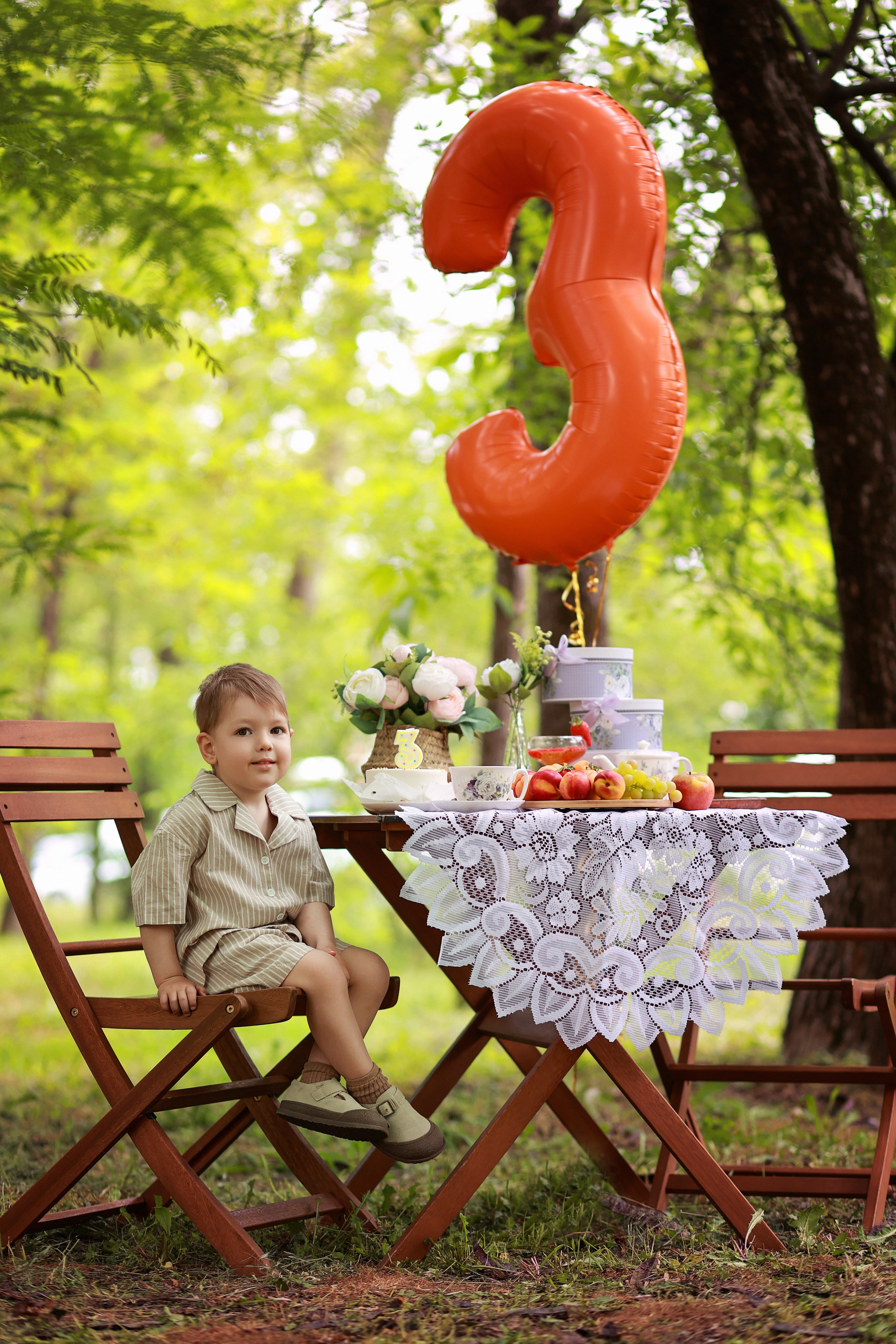 Чаепитие в парке. Детский семейный фотограф Краснодар