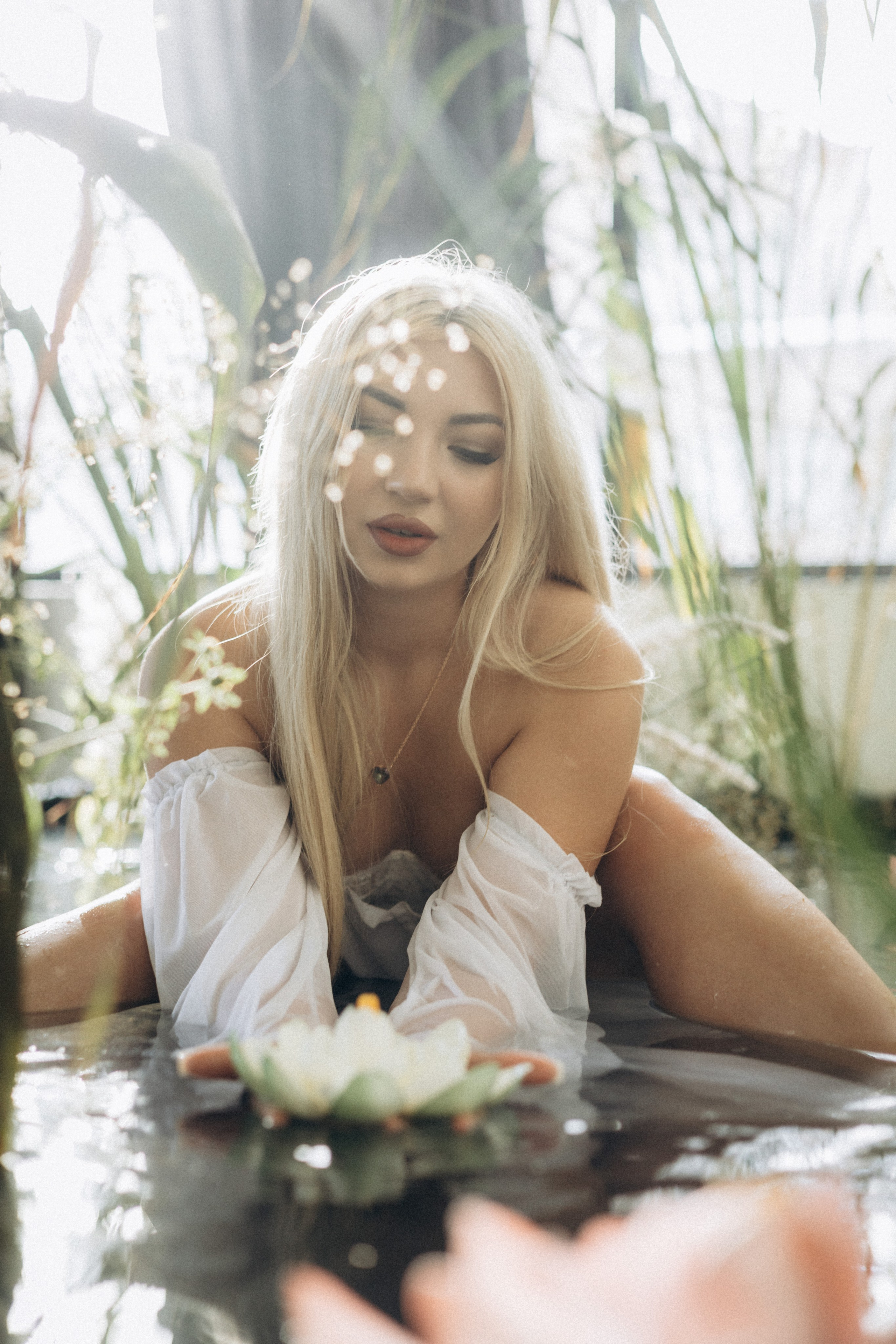 Даша и кувшинки. Портретный и семейный фотограф в Воронеже Ксения Ремизова