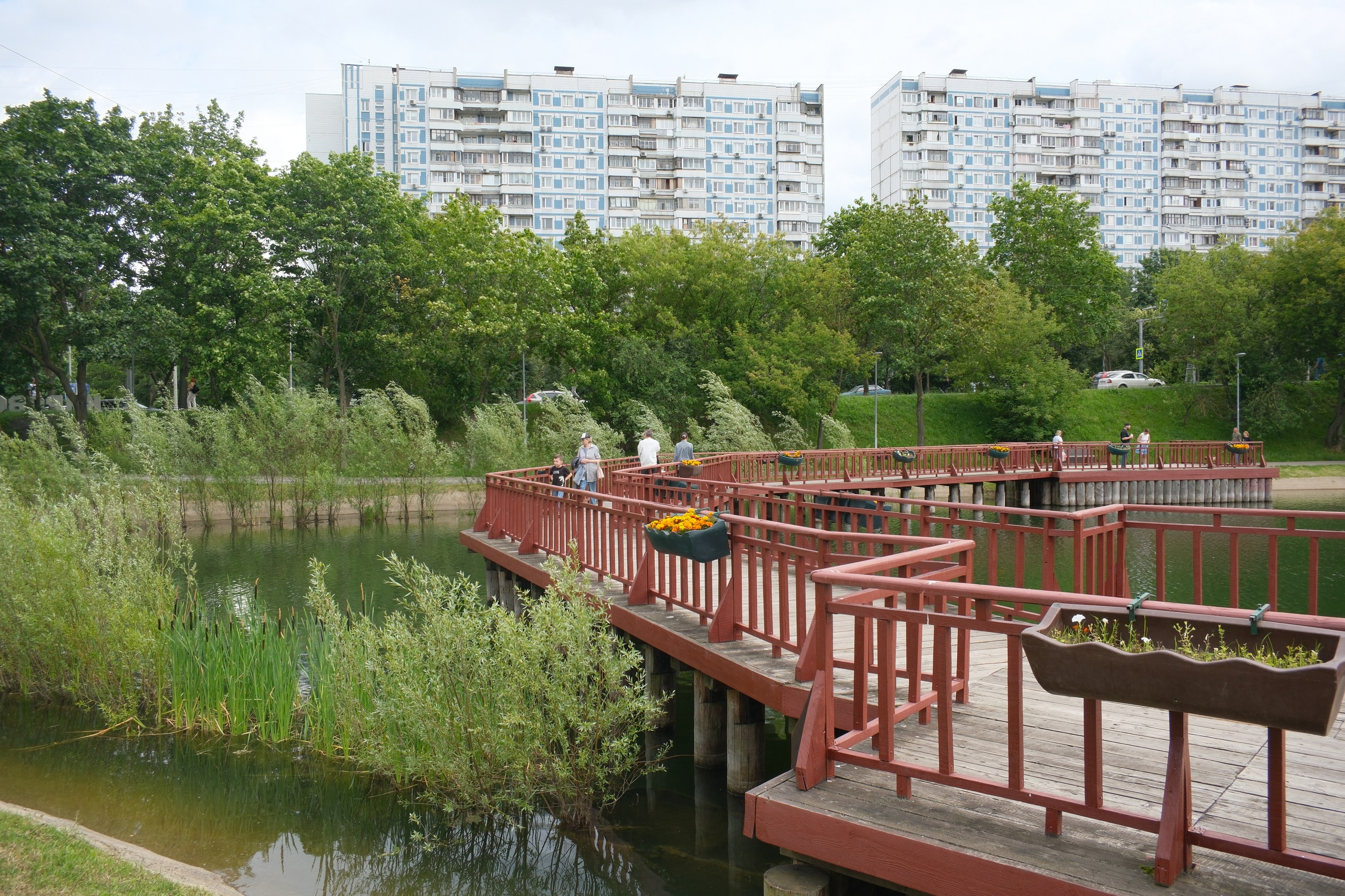 Прогулка на Каскадные пруды в Чертаново 06.07.2025. Улица, люди, жизнь…