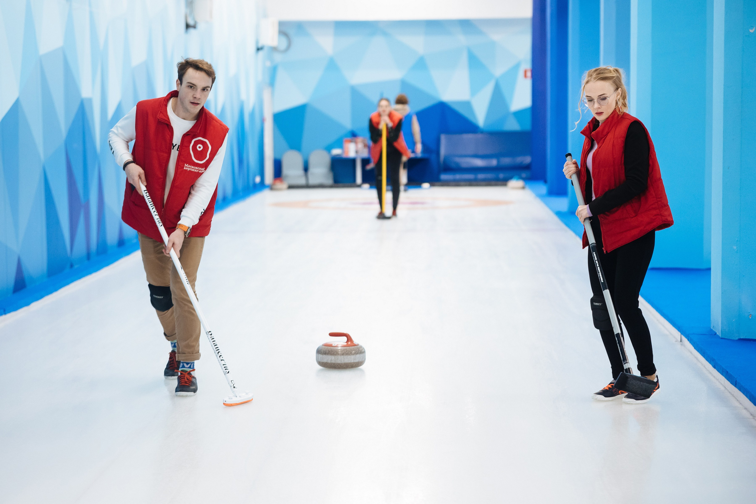 Корпоратив в кёрлинге. Свадебный и семейный фотограф Екатерина Иванова