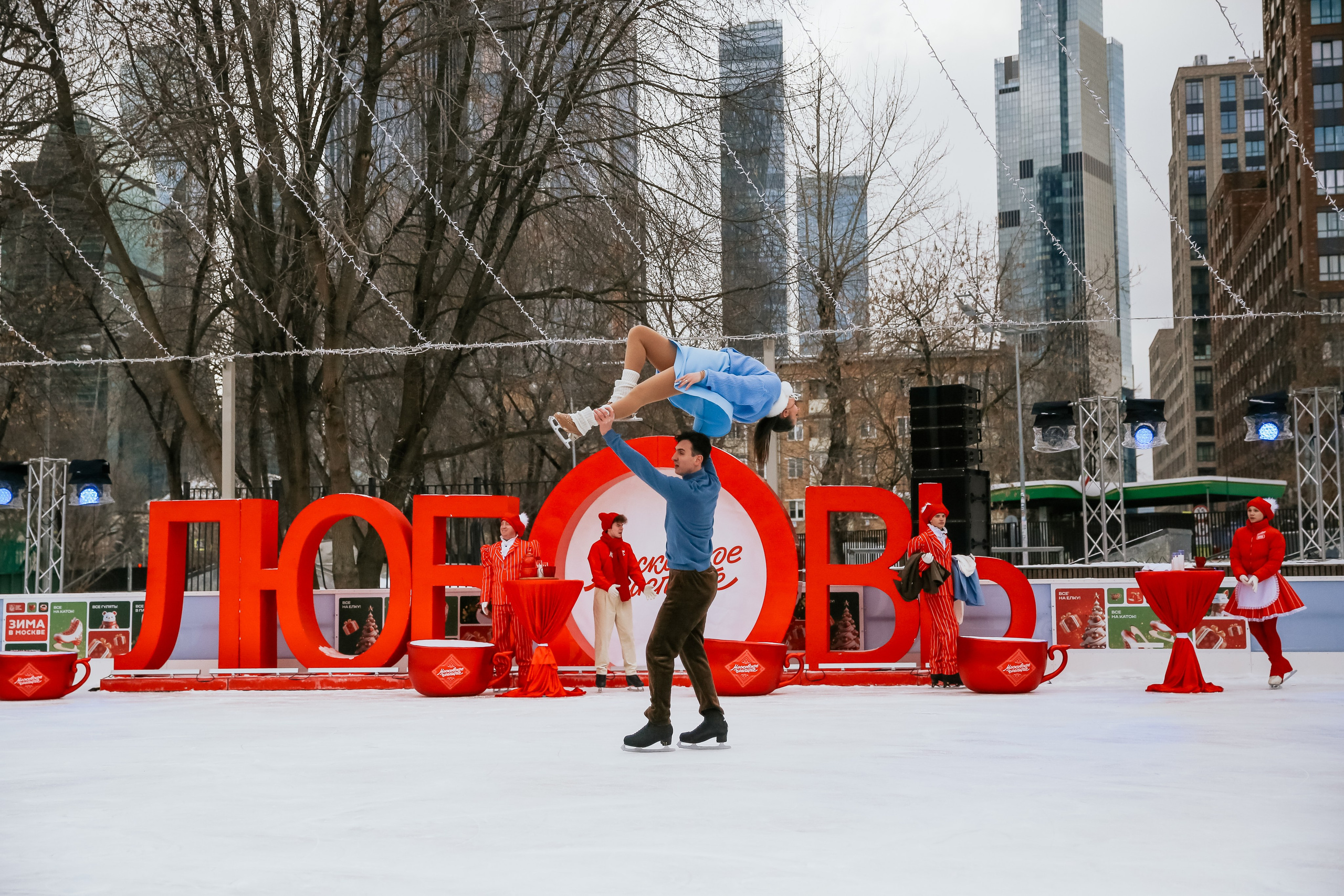Ледовое шоу Сити каток Московское Чаепитие. Фотограф и видеограф Анна Домашенко
