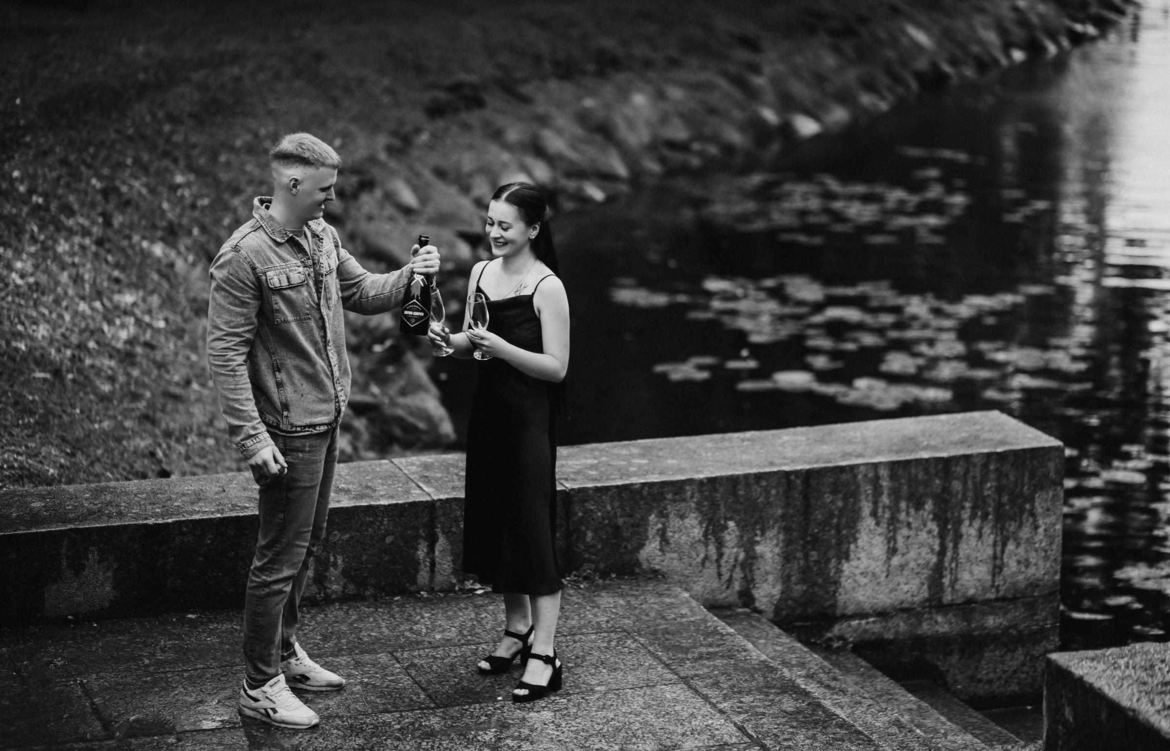 Анастасия и Виктор уличная съёмка на природе. Фотограф в Санкт-Петербурге Ангелина Волкова