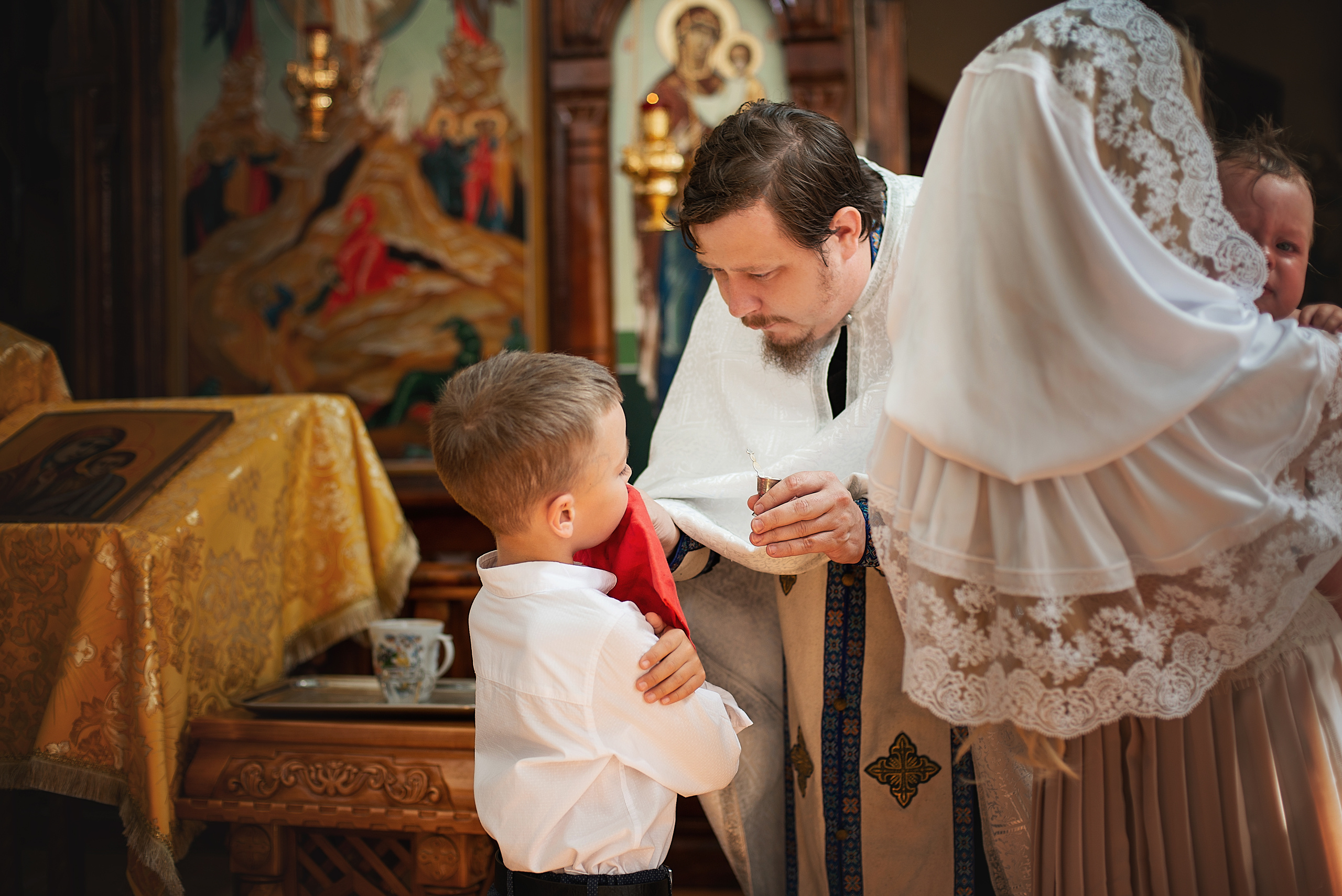 Крещение. Фотограф Олеся Курсанова