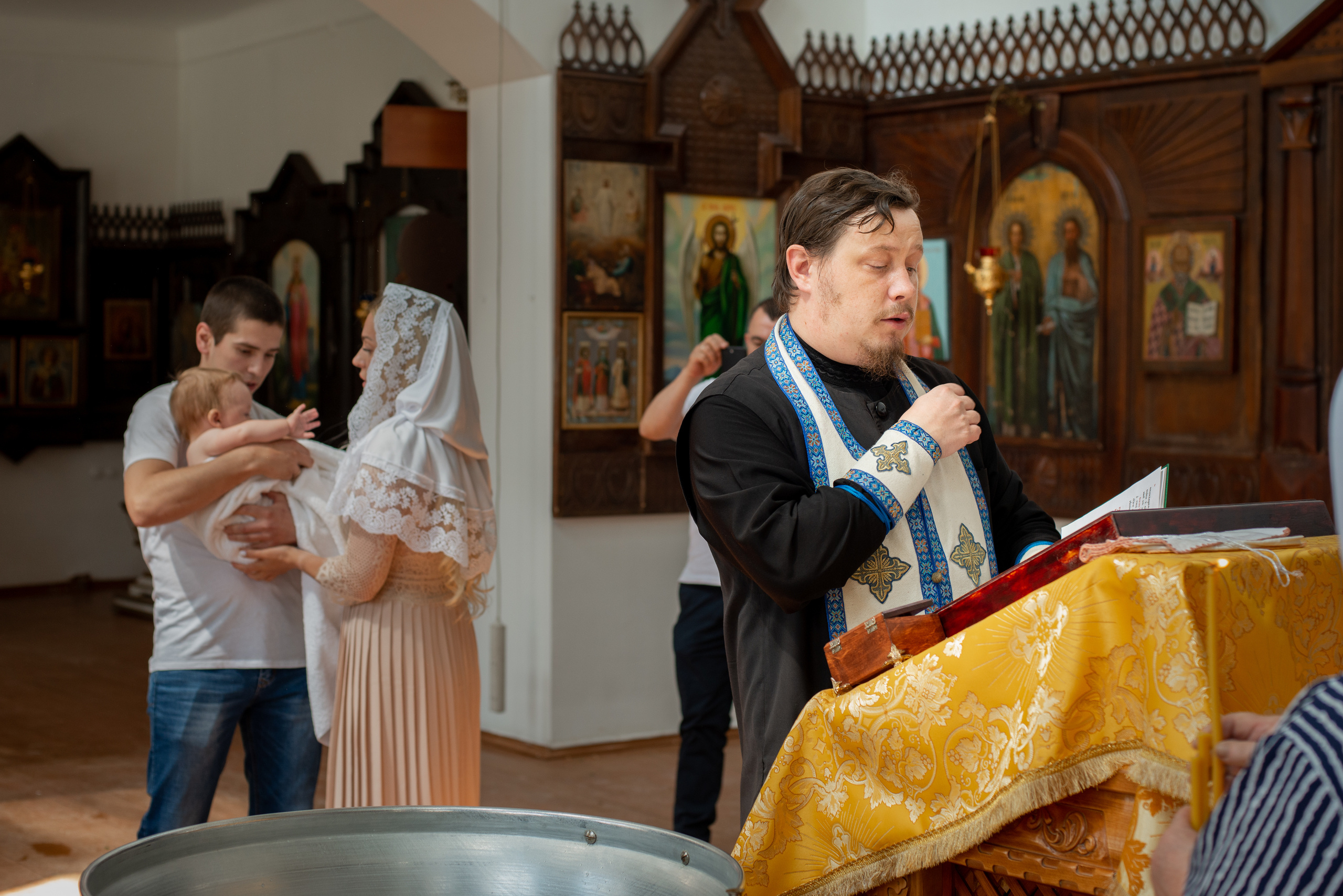 Крещение. Фотограф Олеся Курсанова