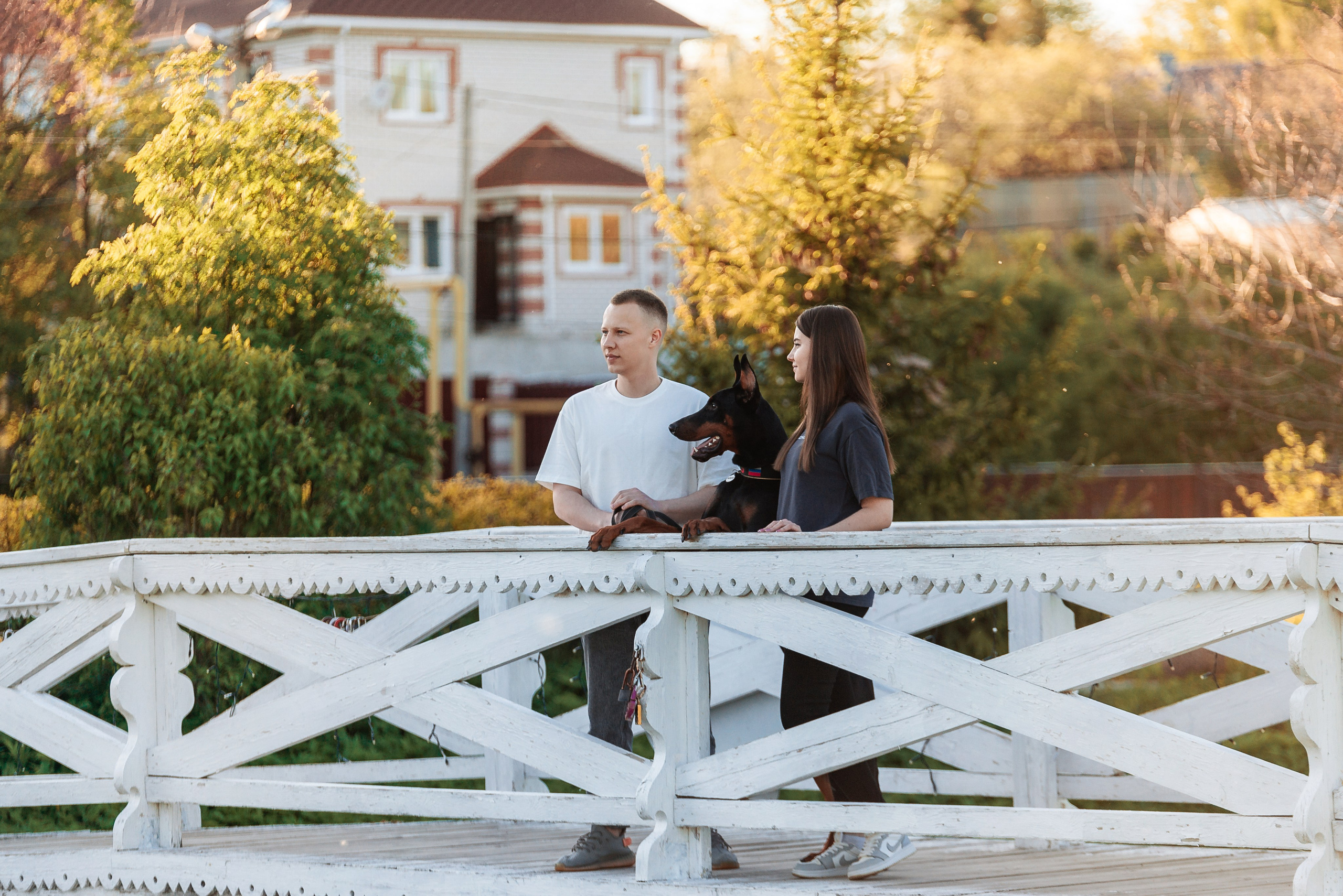 Юля, Андрей и Арес. Фотограф-анималист Анастасия Парфенова|Екатеринбург