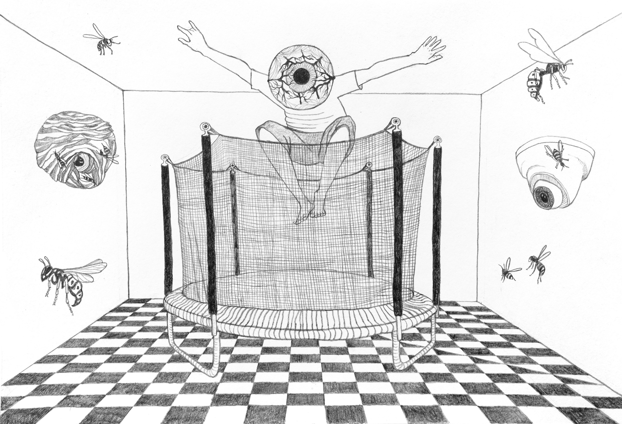 Нейропат. Бумага, карандаш. 21смх30см