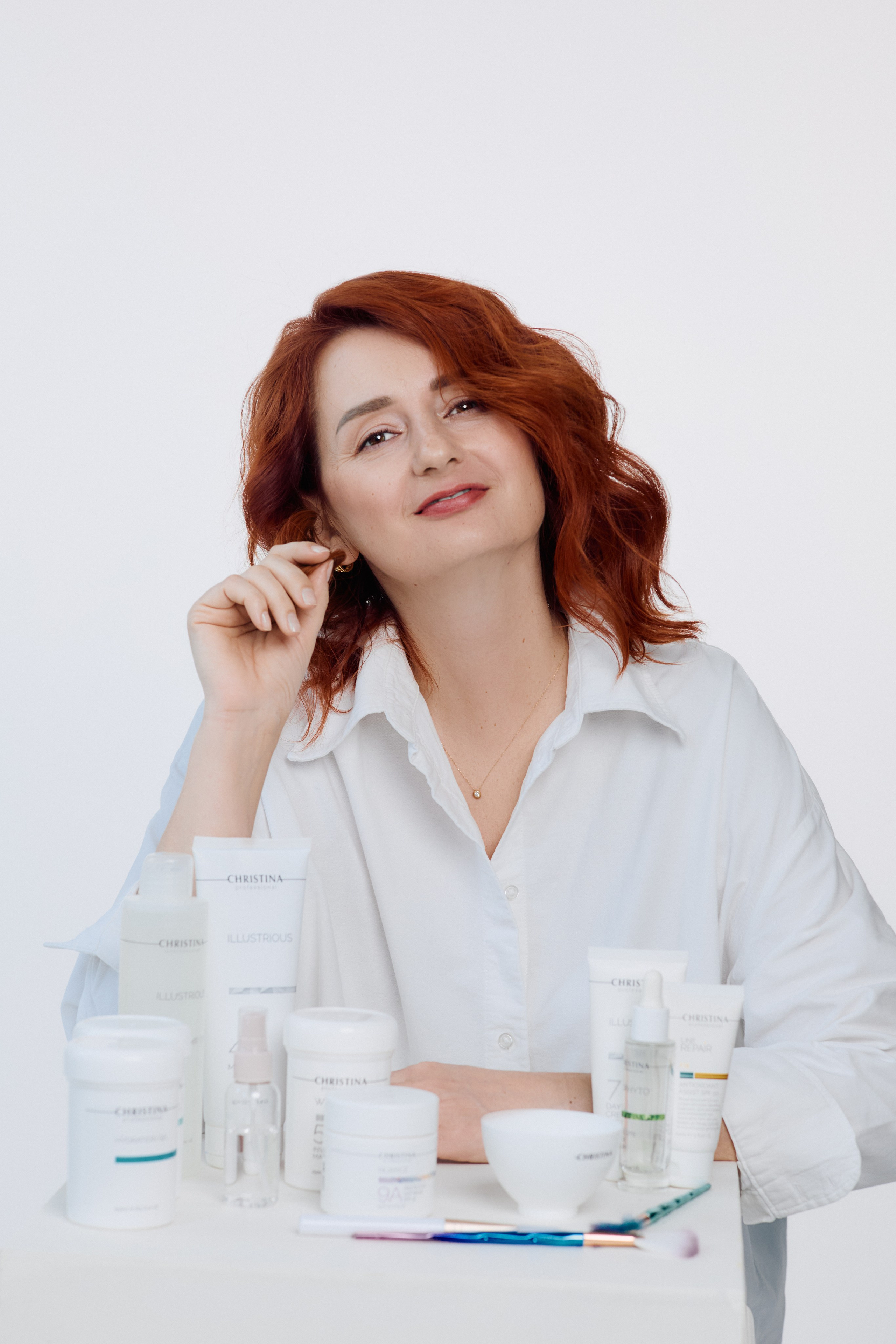 Business photo shoot for cosmetologist. Фотограф-портретист Евгения Синкевич в Риге и Европе