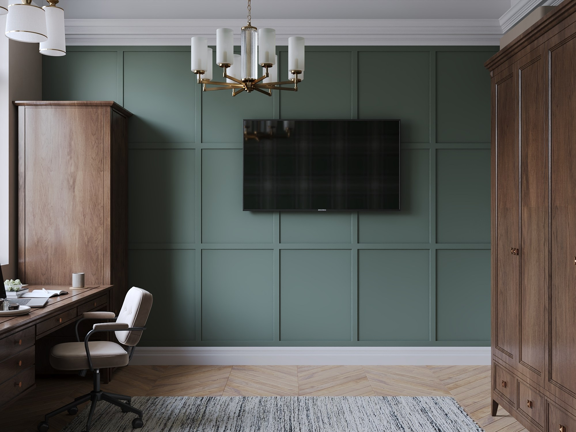 Европейский-2 73 м² г.Челябинск. БК студия дизайна интерьера