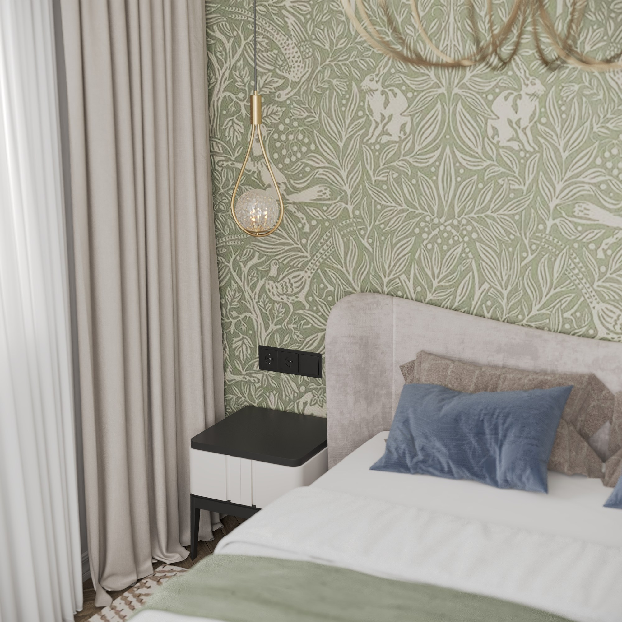 ЖК Discovery Residence, квартира 82,6 м². БК студия дизайна интерьера