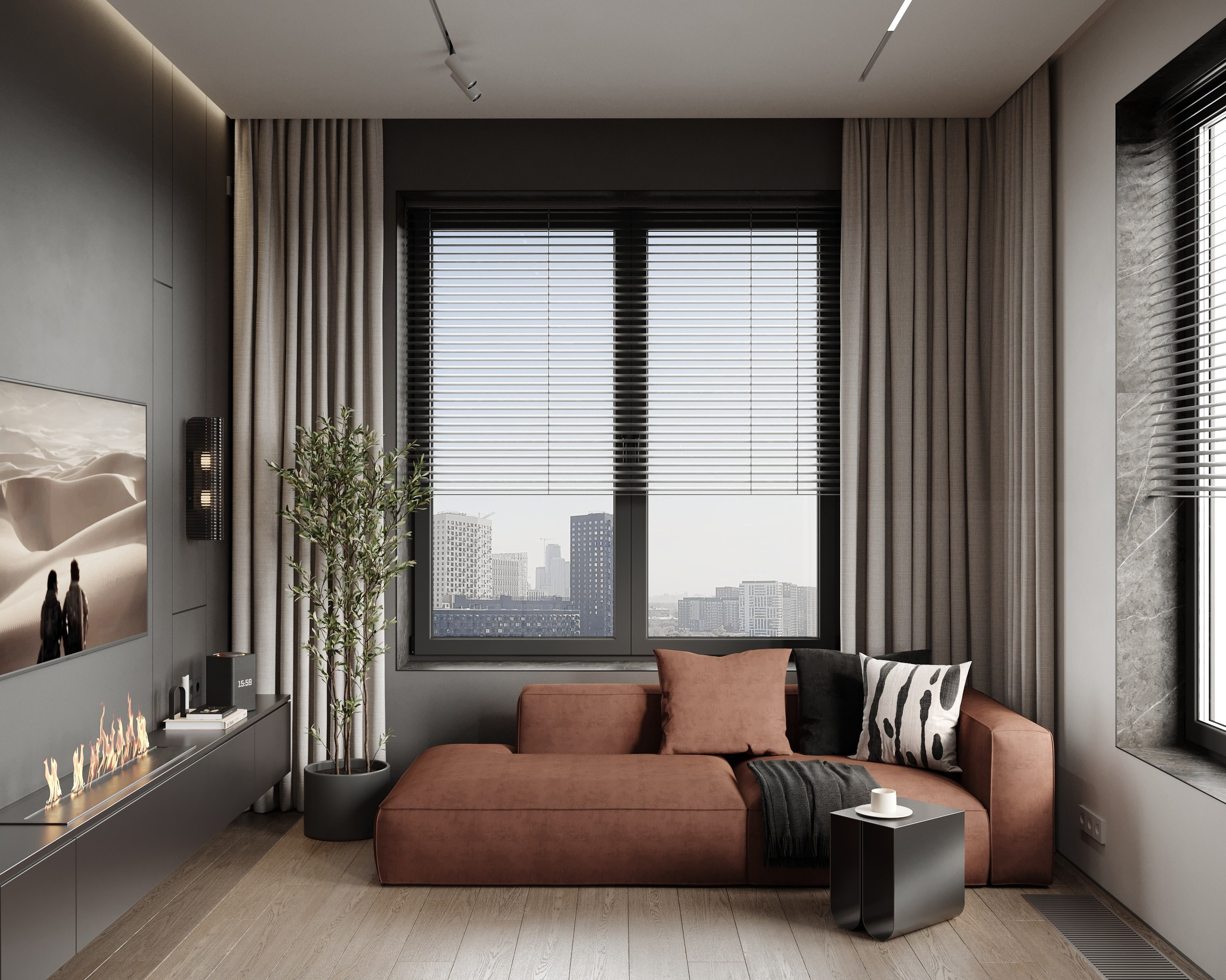 Квартира «Level Причальный». GT interior — студия дизайна интерьера