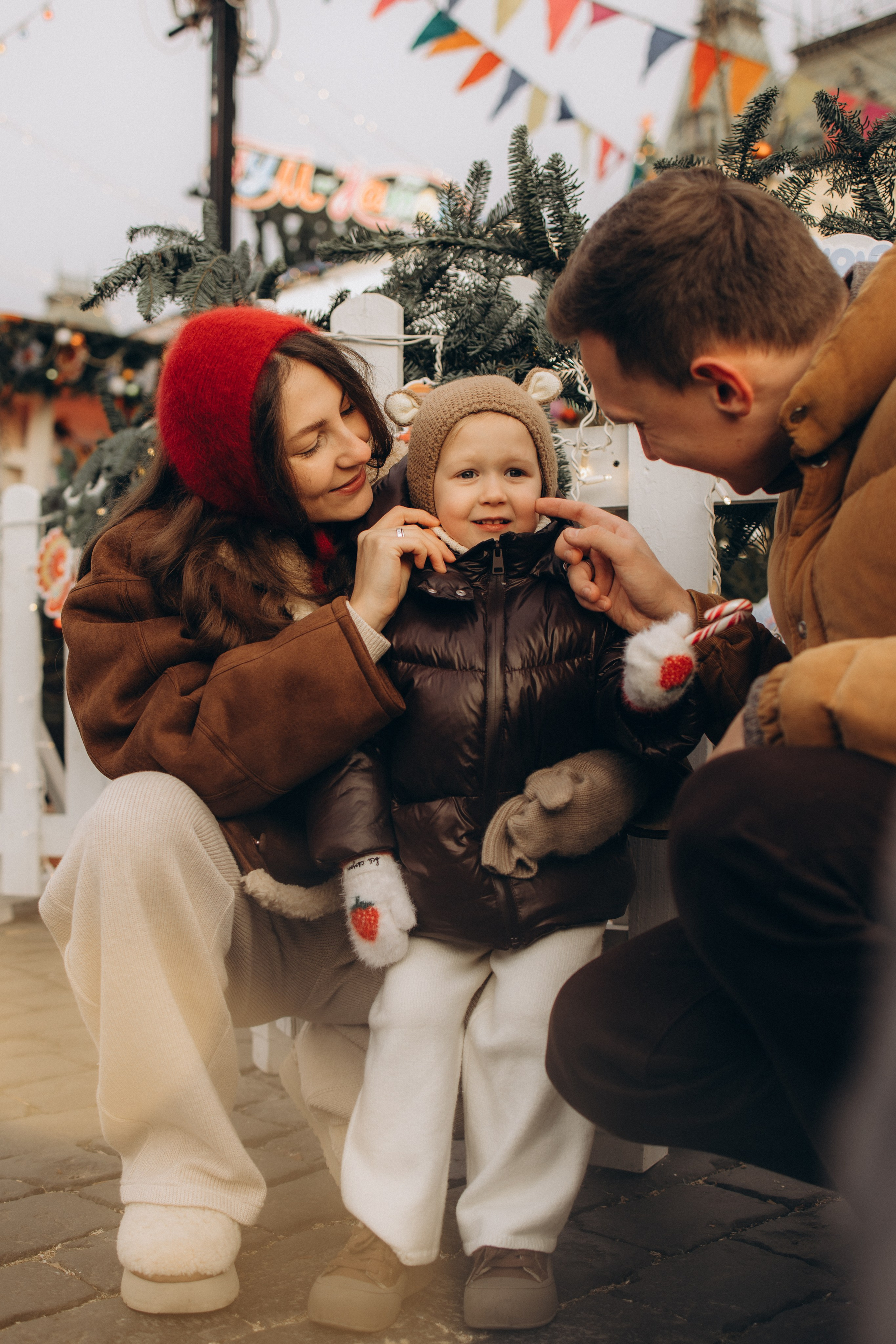 Новый год на ярмарке. Семейный фотограф Москва Наталия Осьмакова