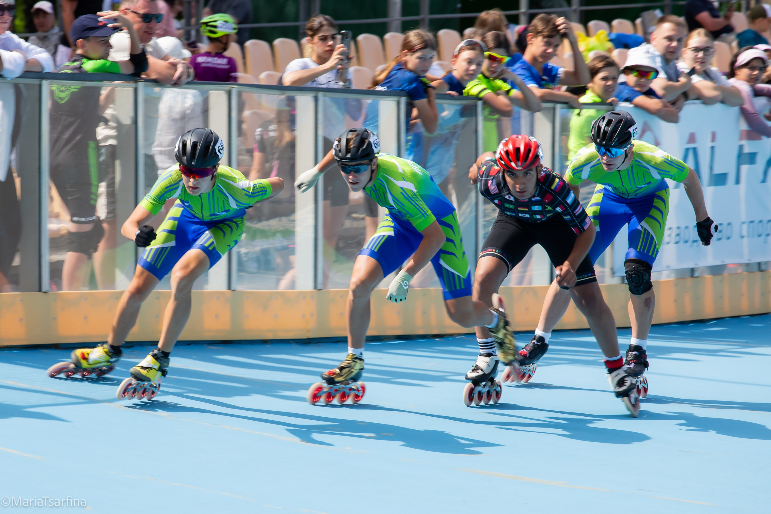 Международные соревнования по спидскейтингу. Солигорск, Беларусь. 2025. Спортивная съемка Мария Царфати