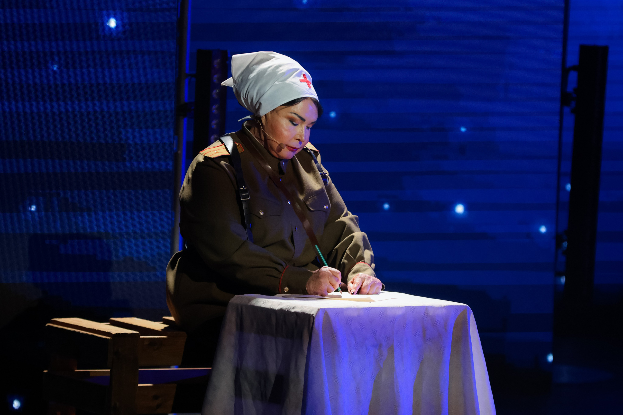 Василий Теркин, театр «Русская песня». Фотограф Ольга Махалова — Санкт-Петербург, Москва, Нижний Новгород