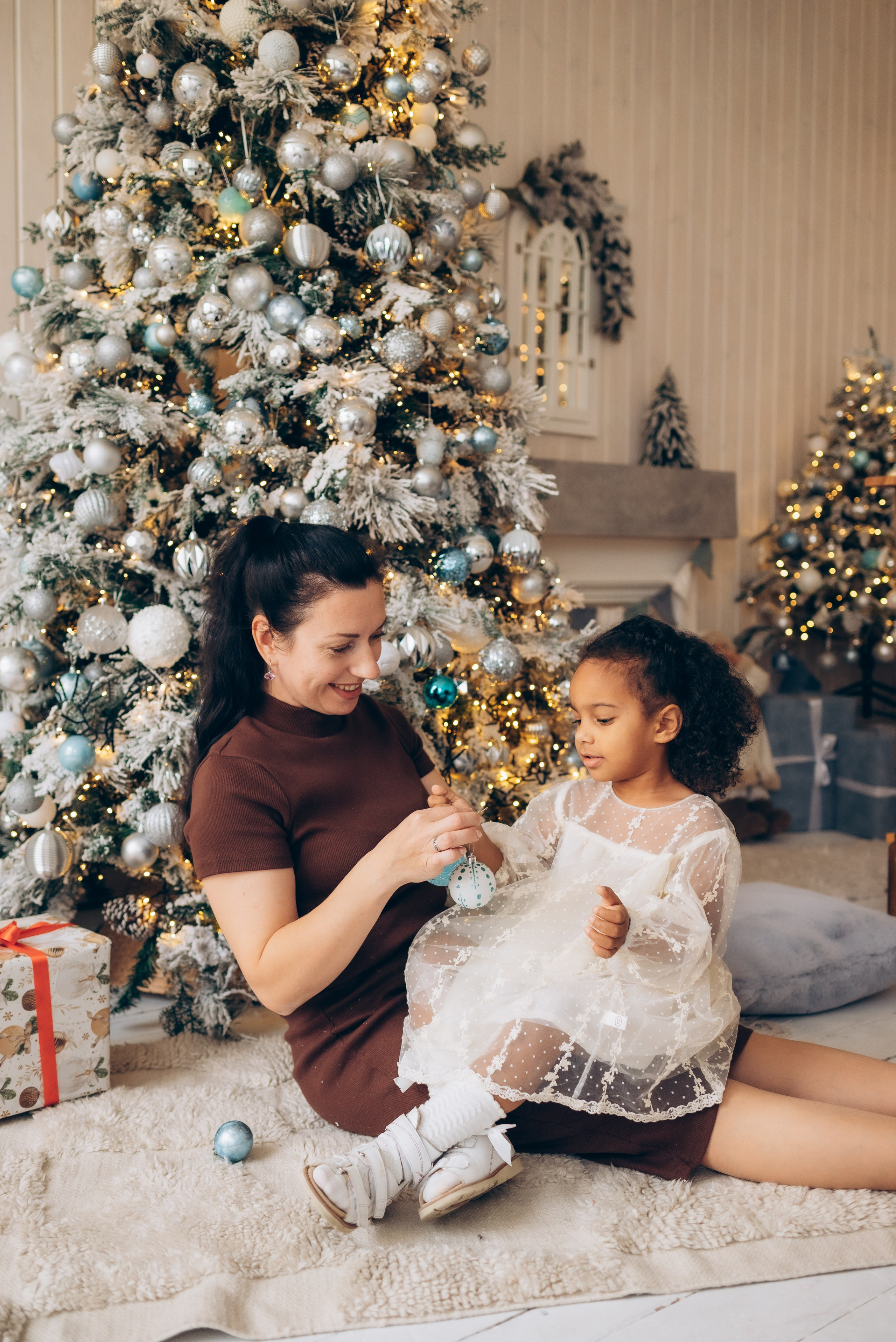 Новый год Наталья с дочкой. Семейный фотограф в Тюмени Ксения Мязитова